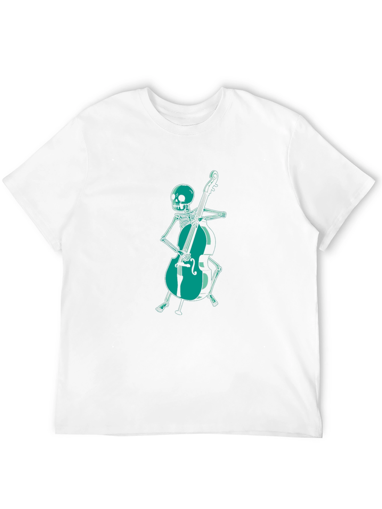Skeleton Cellist Graphic Tee