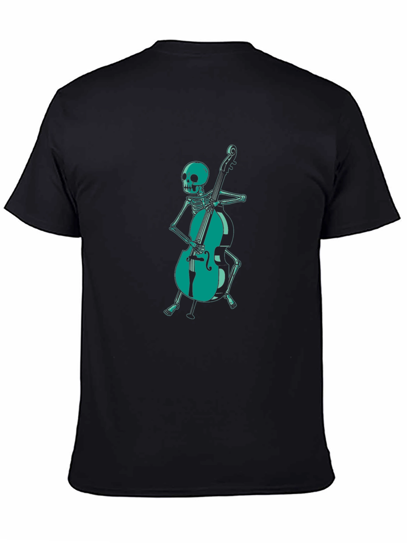Skeleton Cellist Graphic Tee