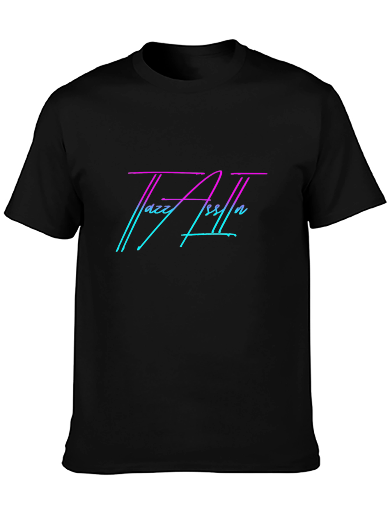 Jazzy Assassin Black Graphic Tee