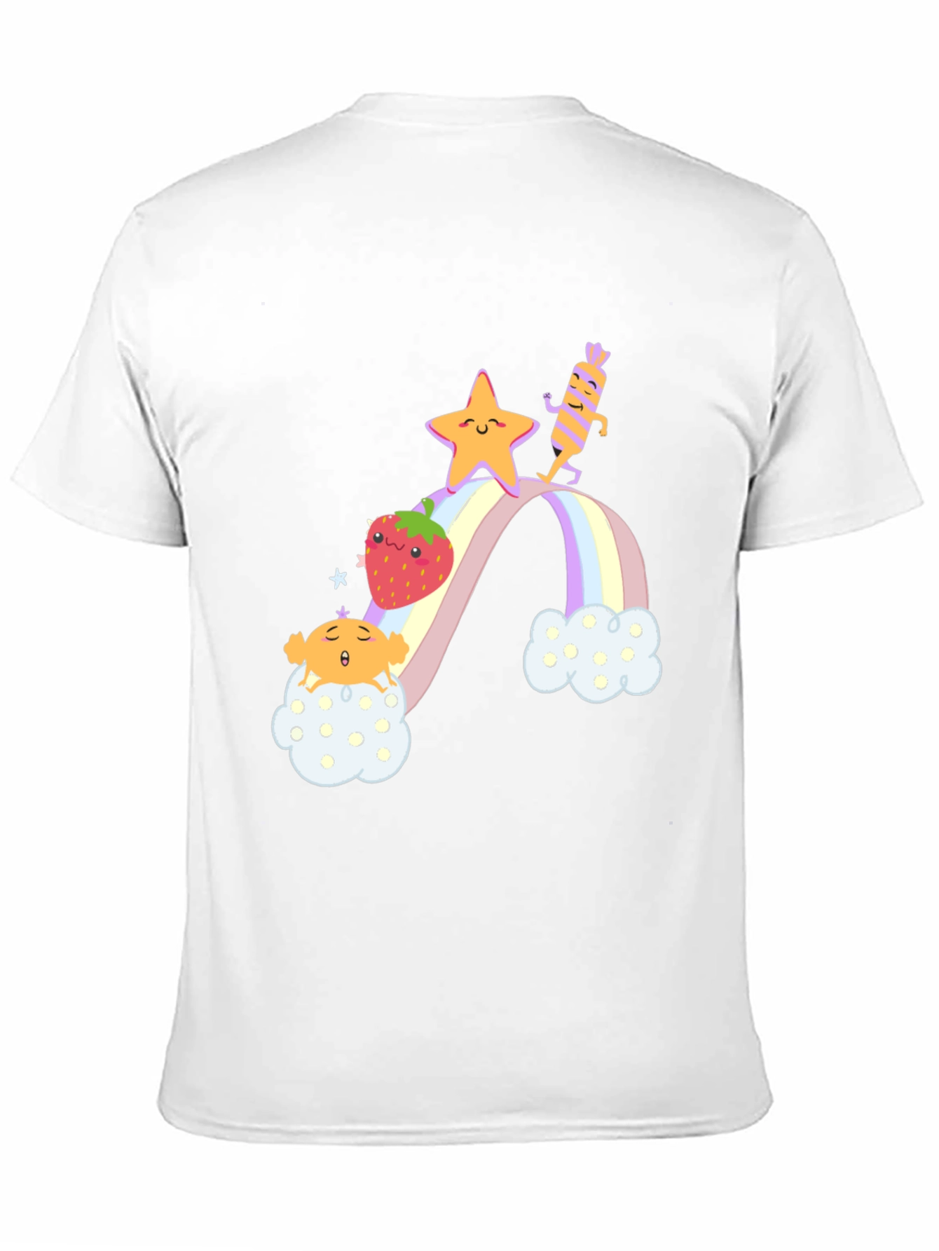 Rainbow Cloud Cartoon T-Shirt