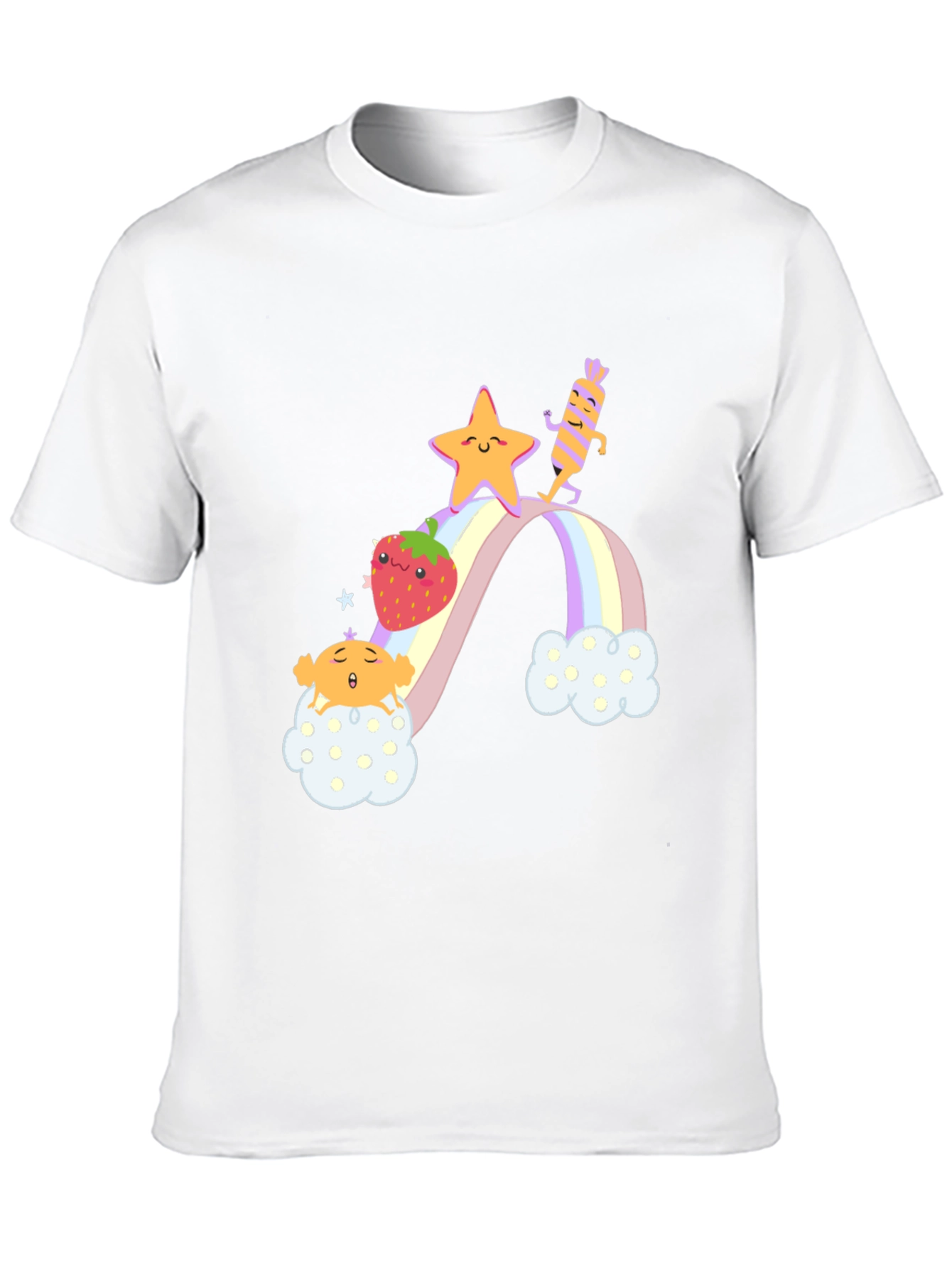 Rainbow Cloud Cartoon T-Shirt
