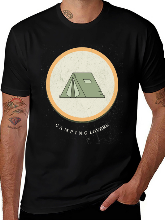 Camping Lovers Graphic Tee - Adventure Ready!