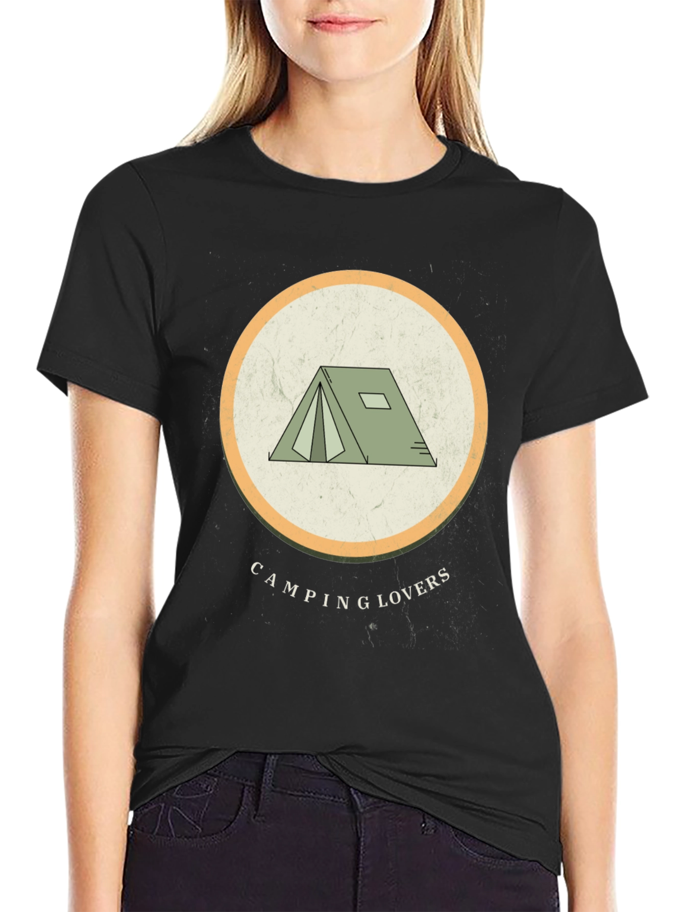 Camping Lovers Graphic Tee - Adventure Ready!