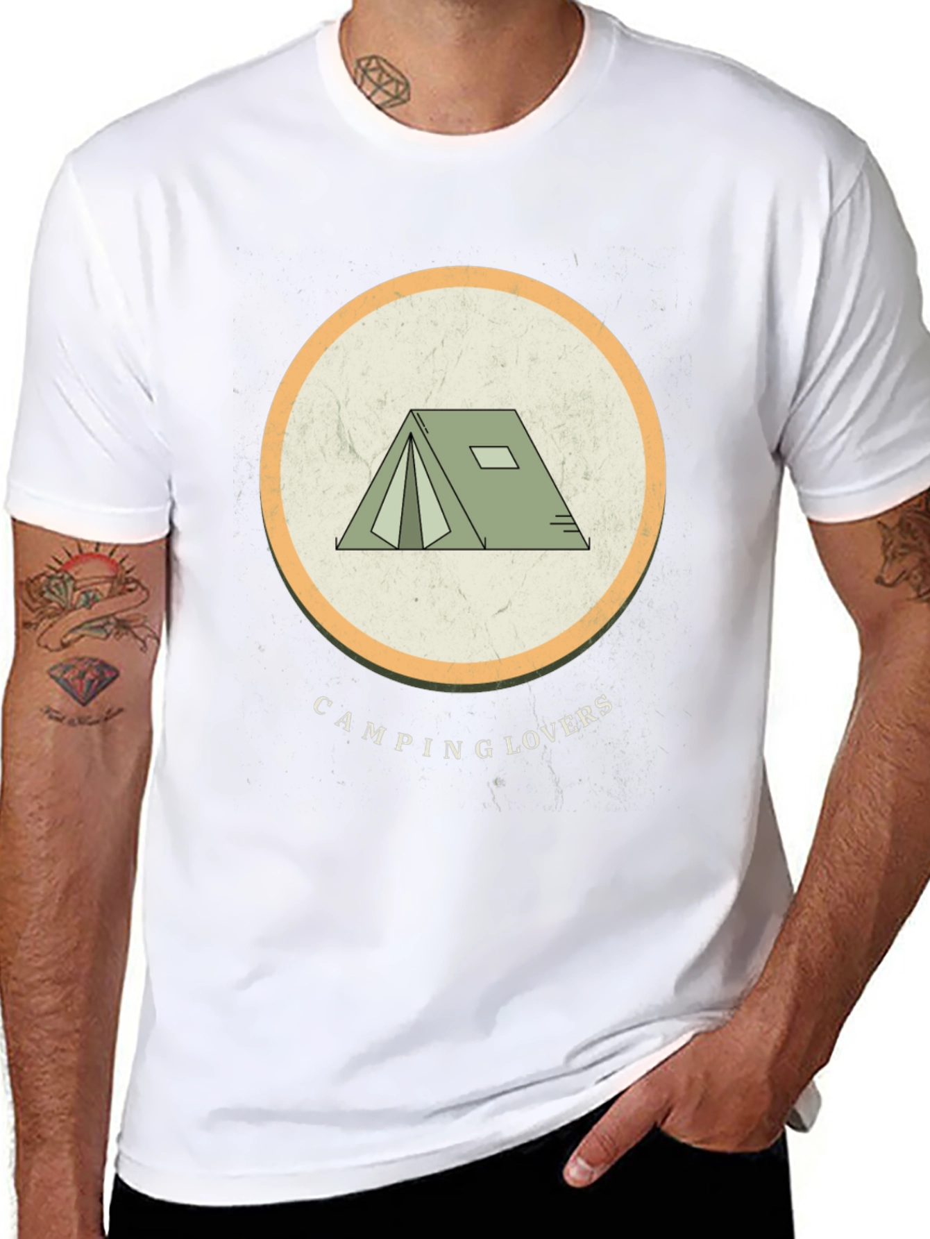 Camping Lovers Graphic Tee - Adventure Ready!