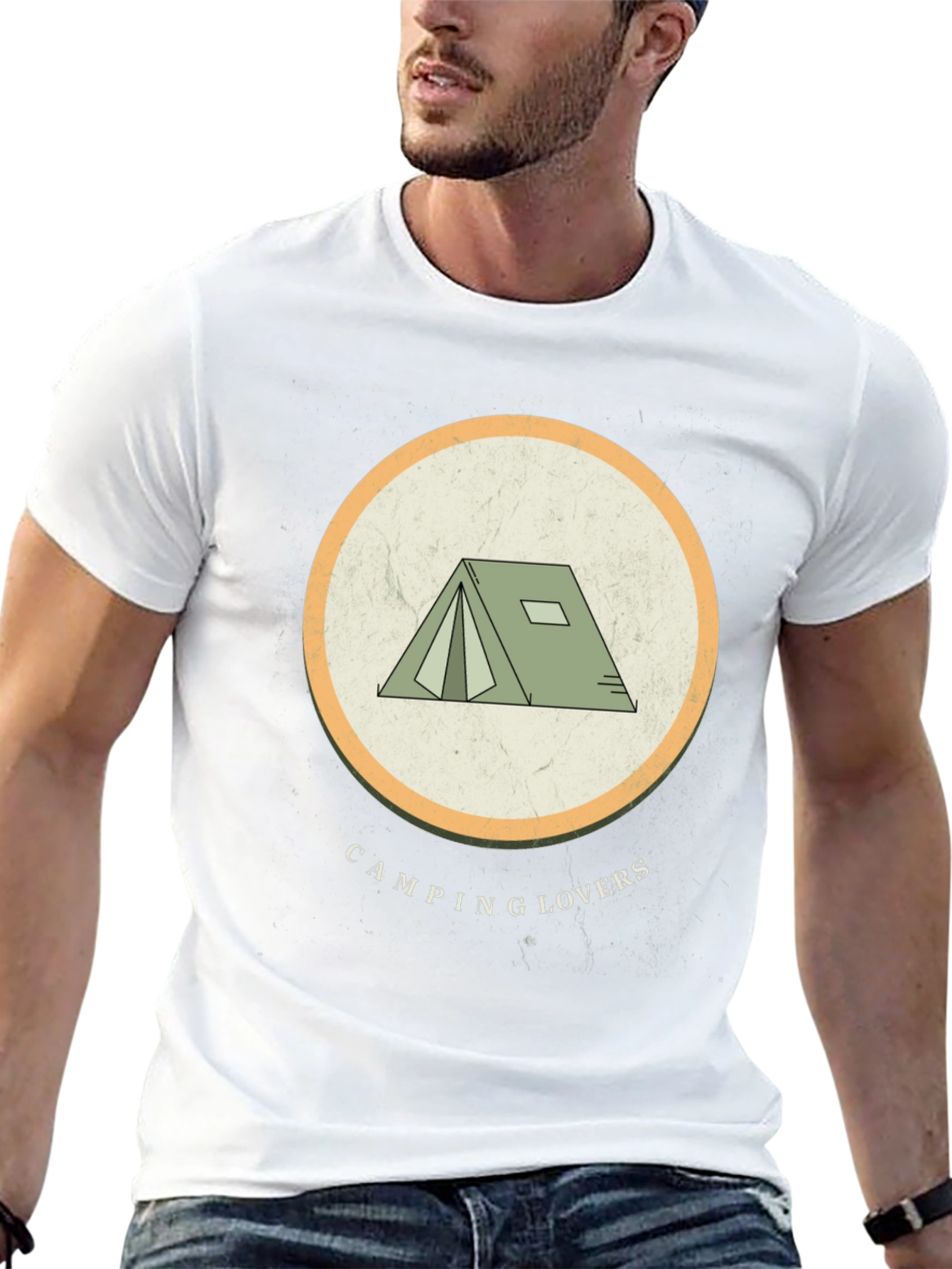 Camping Lovers Graphic Tee - Adventure Ready!