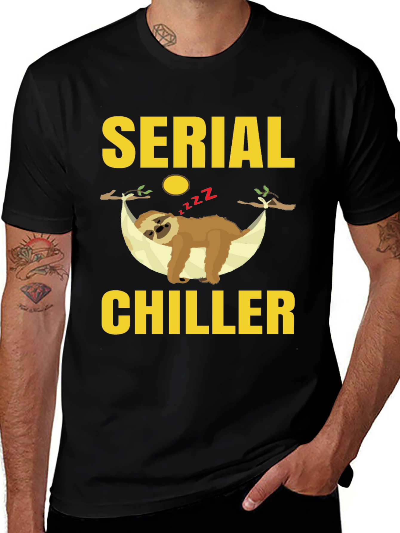 Serial Chiller Sloth Graphic Tee