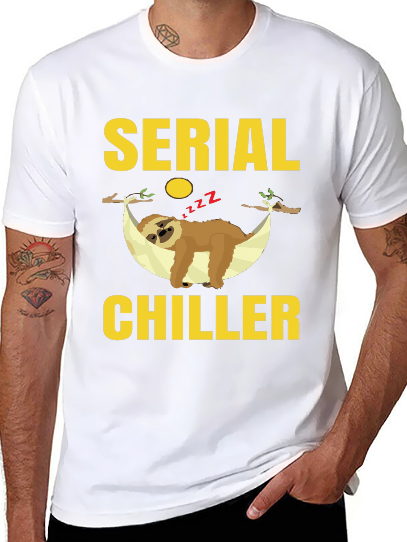 Serial Chiller Sloth Graphic Tee