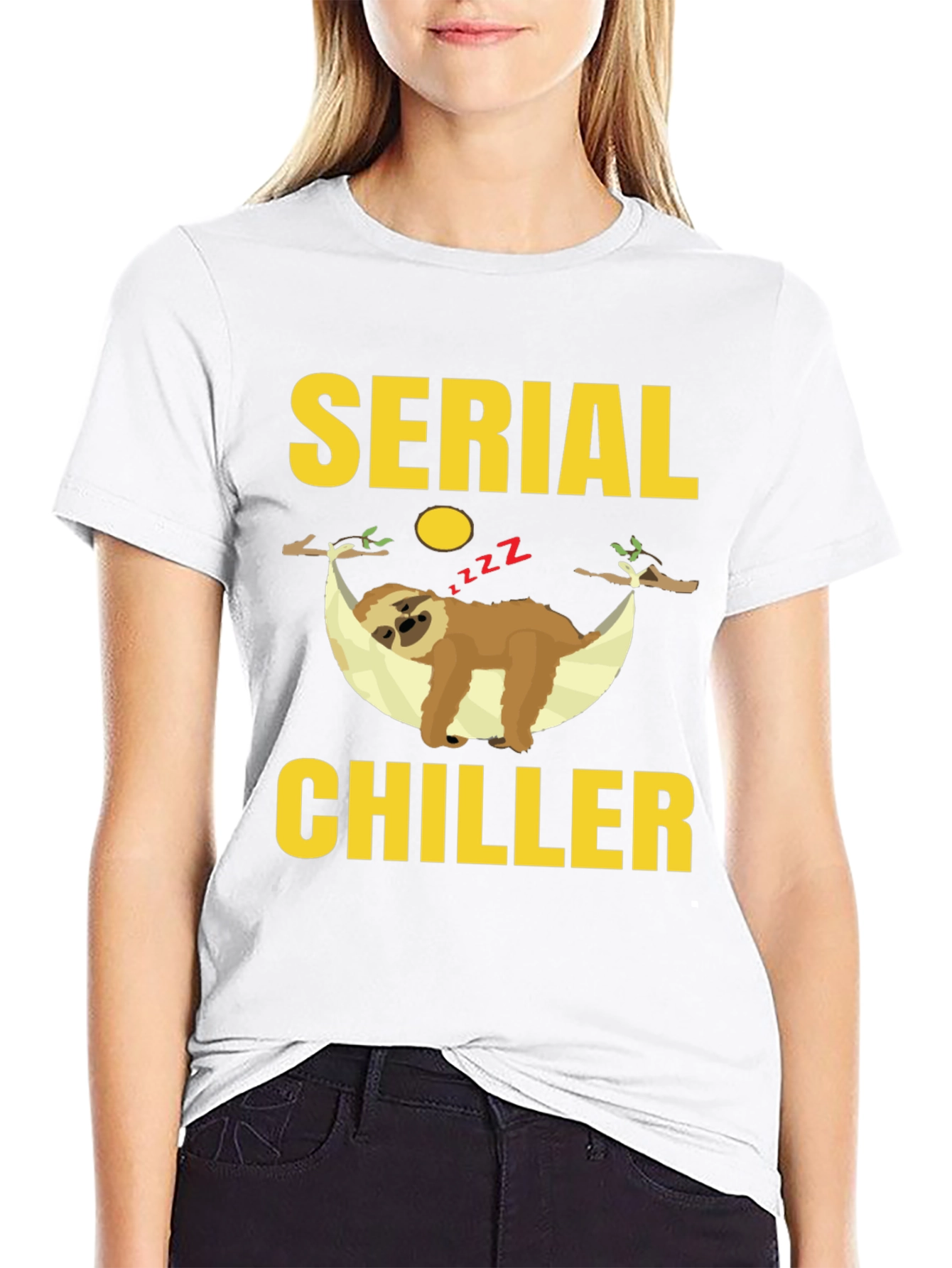 Serial Chiller Sloth Graphic Tee