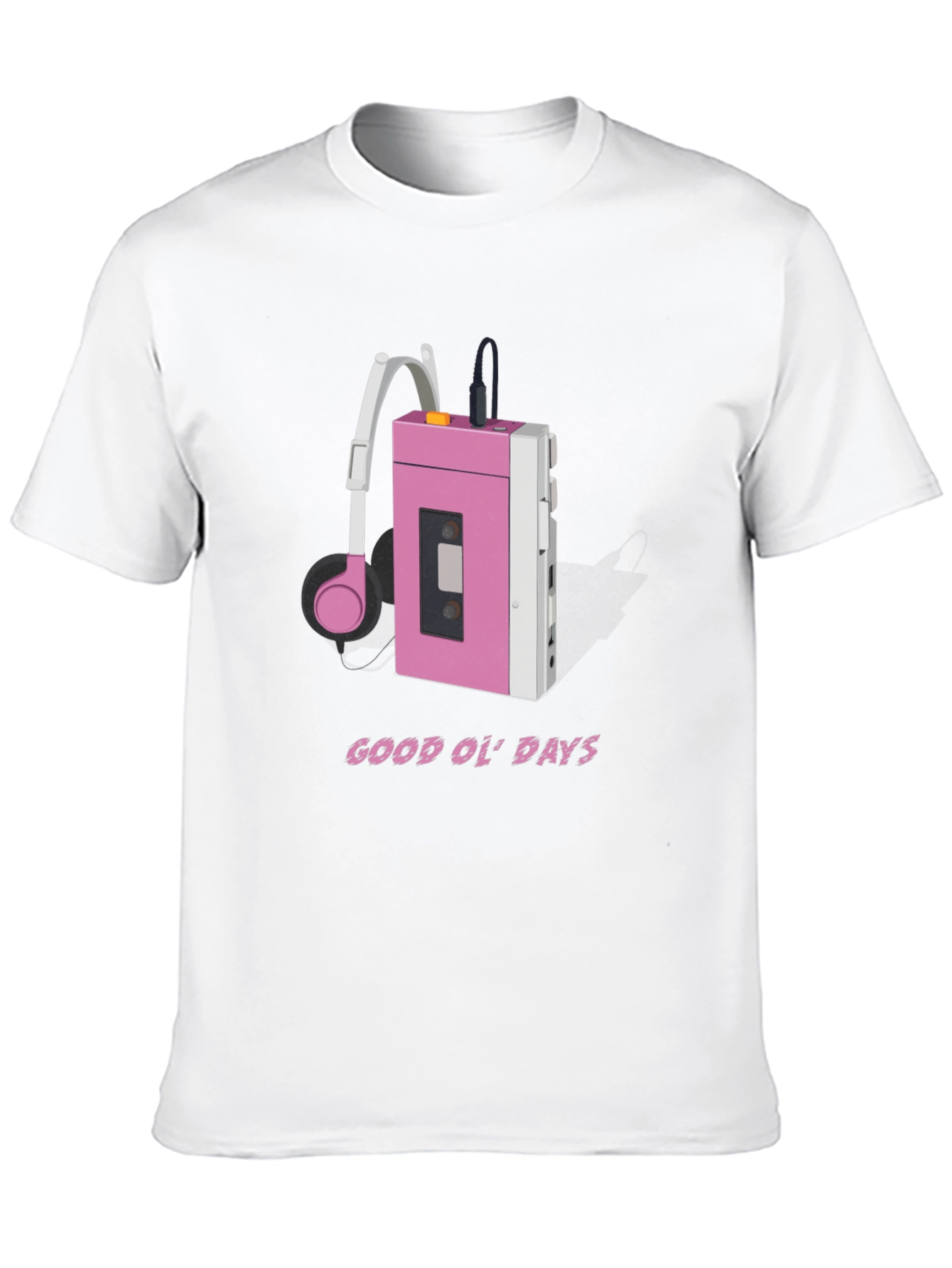 Retro Cassette Player T-Shirt - Good Ol Days Style