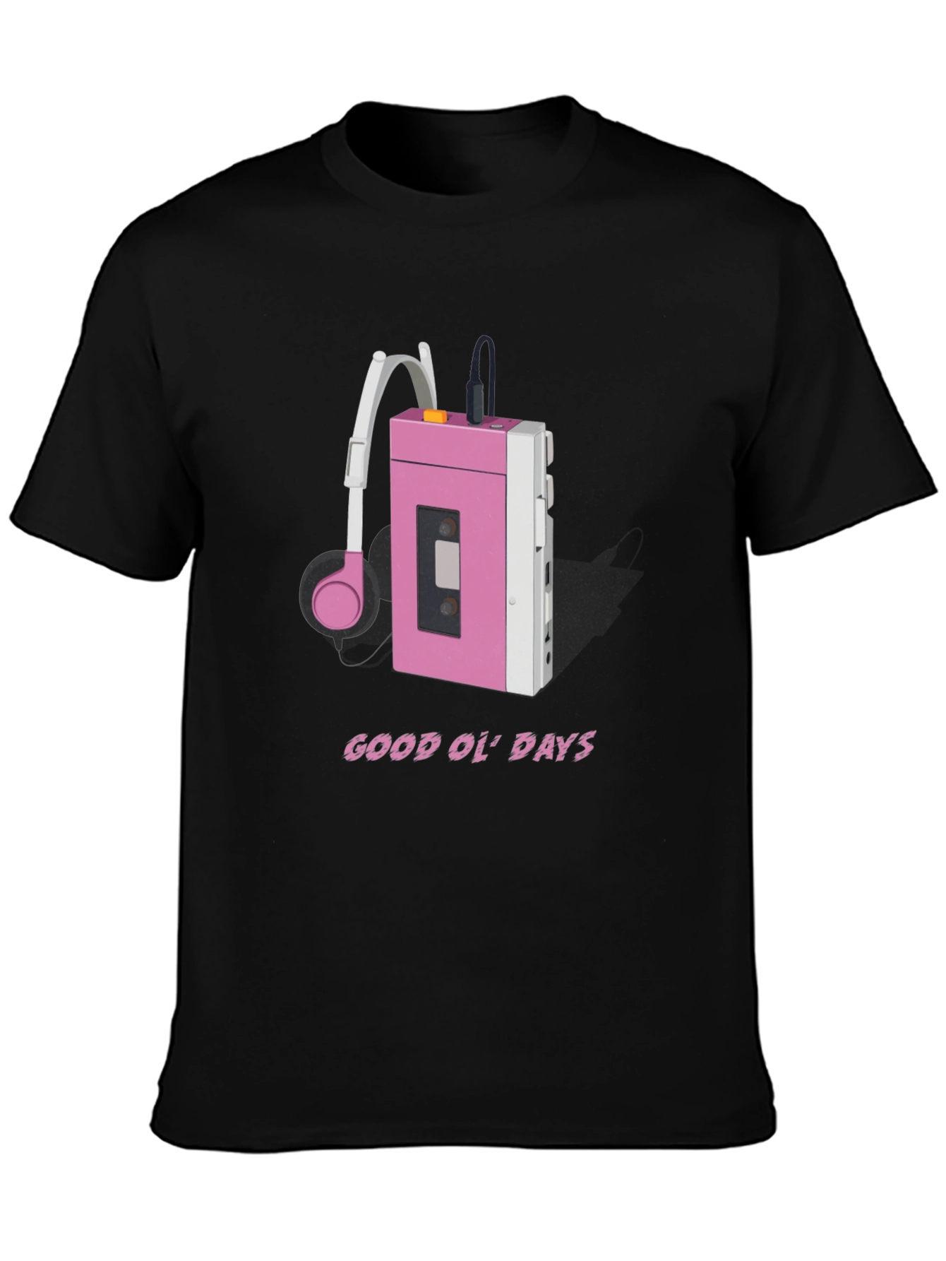Retro Cassette Player T-Shirt - Good Ol Days Style