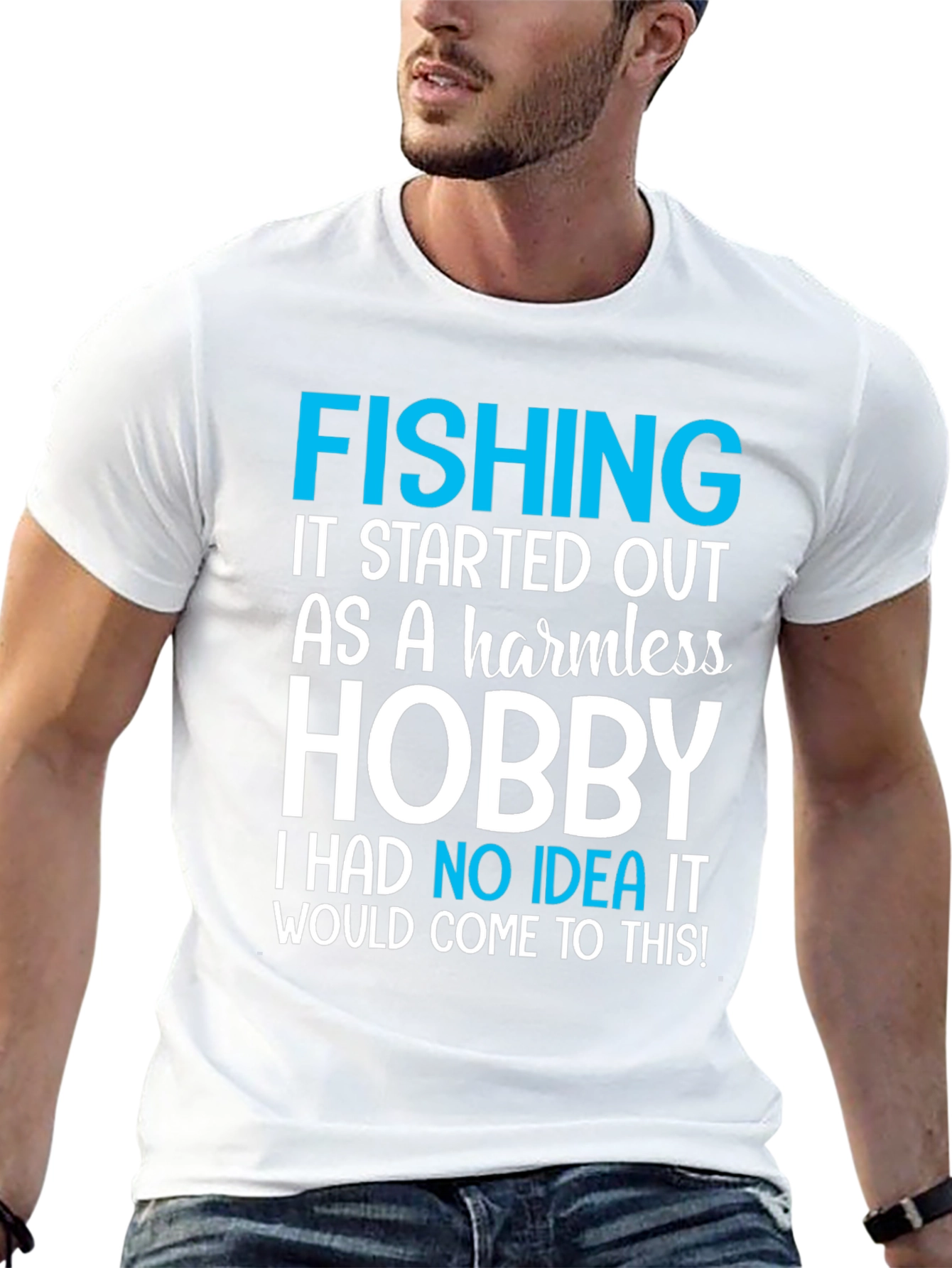 Fishing Hobby Tee - Funny Graphic T-Shirt