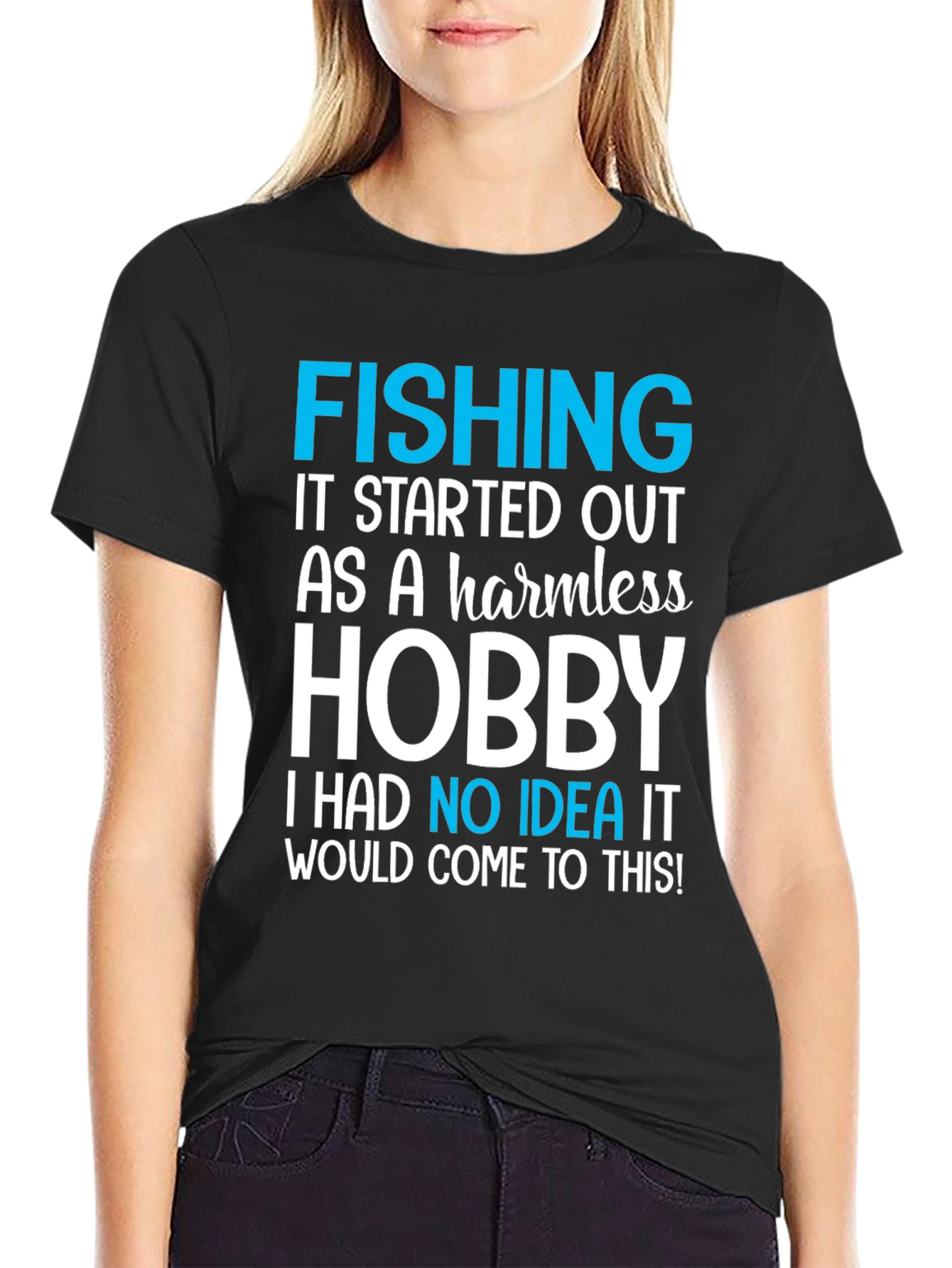 Fishing Hobby Tee - Funny Graphic T-Shirt