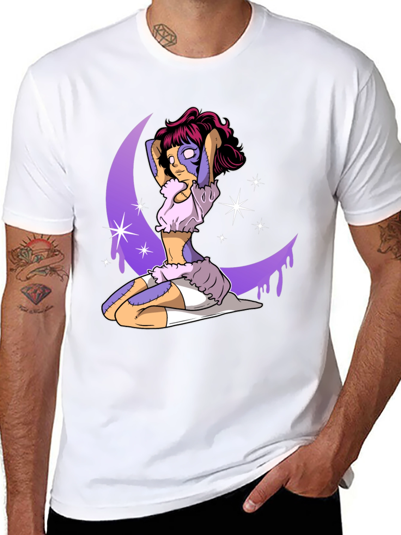 Zombie Girl Moon T-Shirt