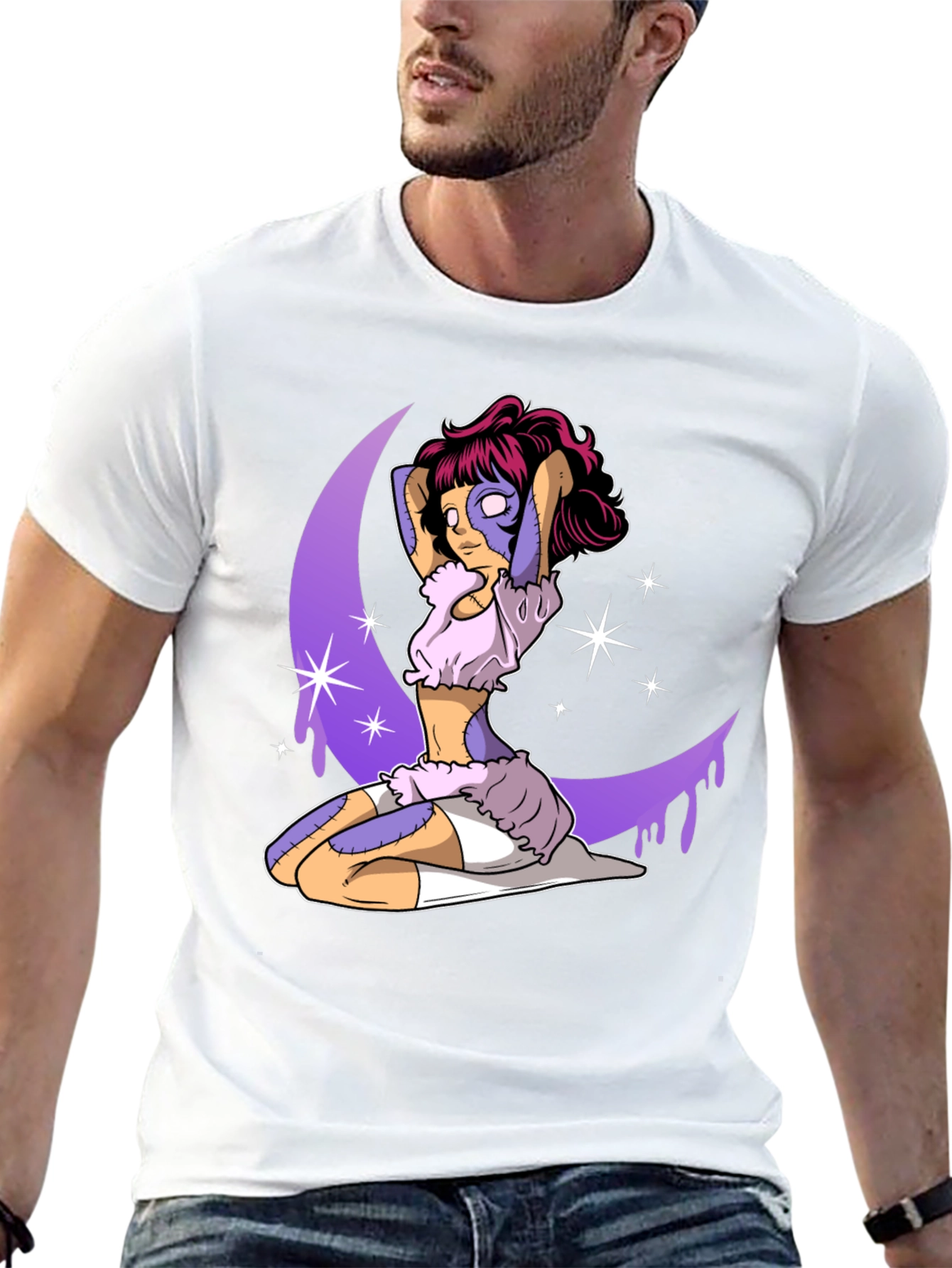 Zombie Girl Moon T-Shirt