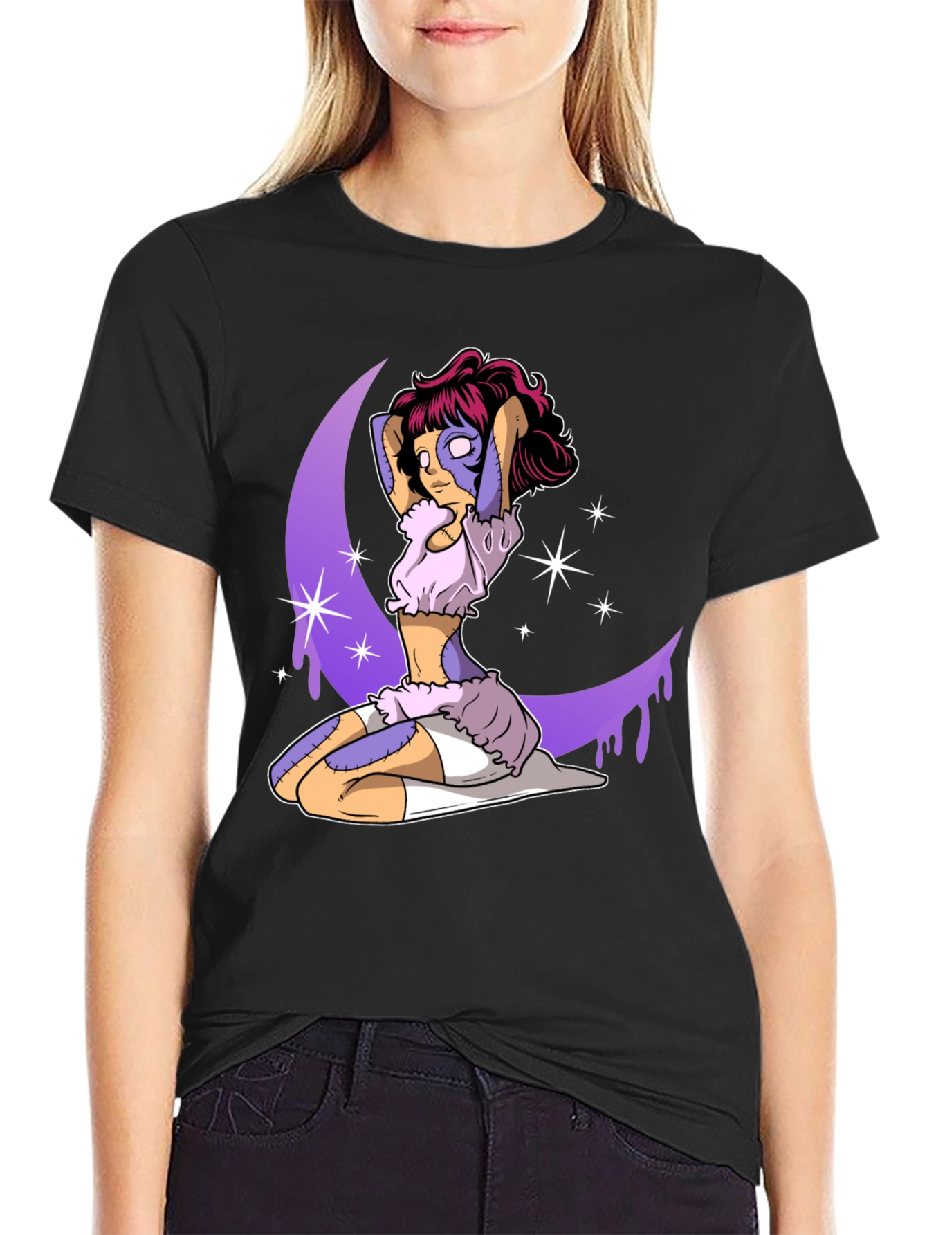 Zombie Girl Moon T-Shirt