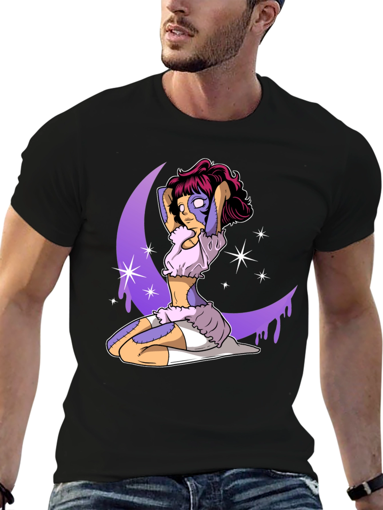 Zombie Girl Moon T-Shirt