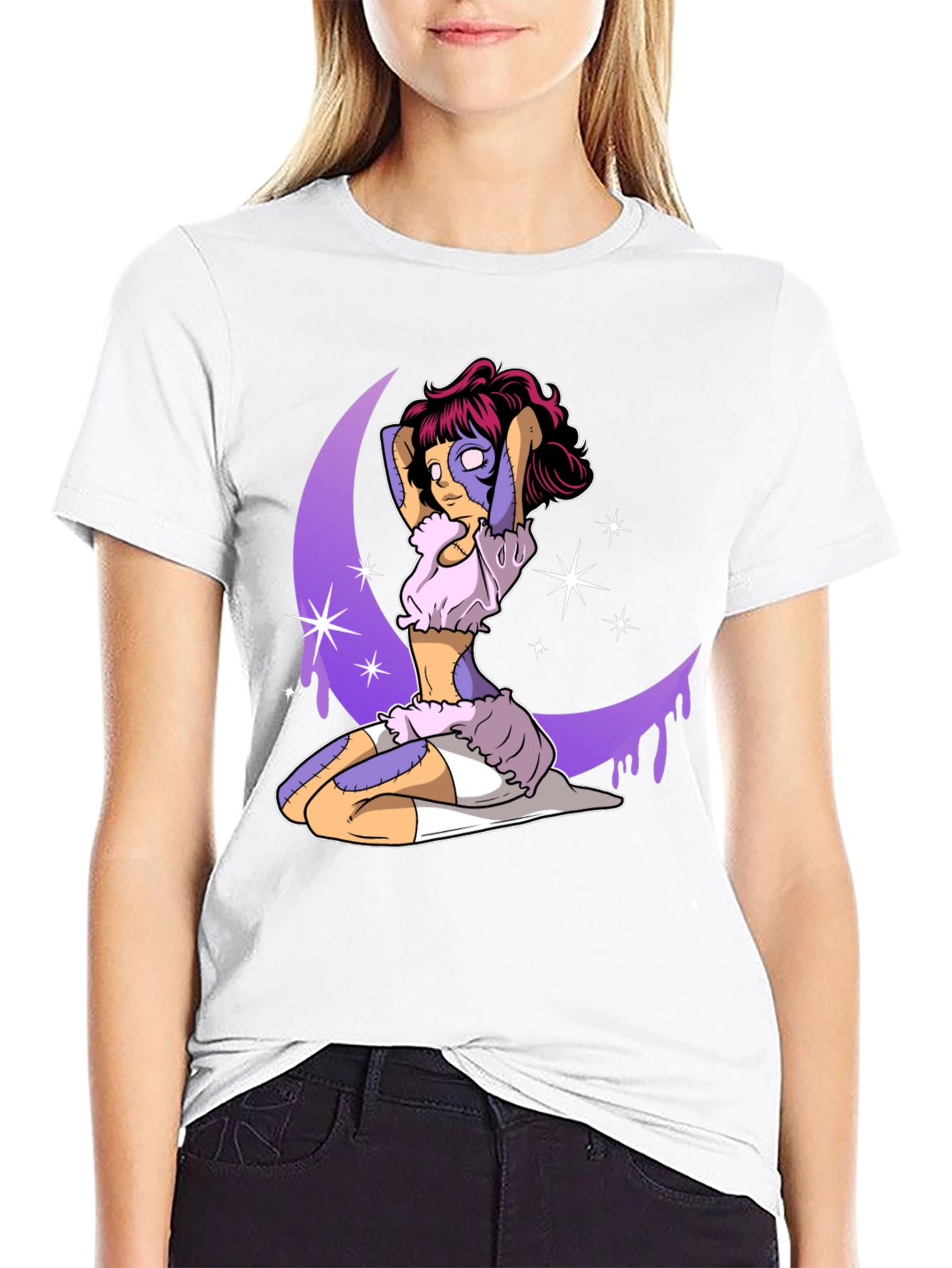Zombie Girl Moon T-Shirt