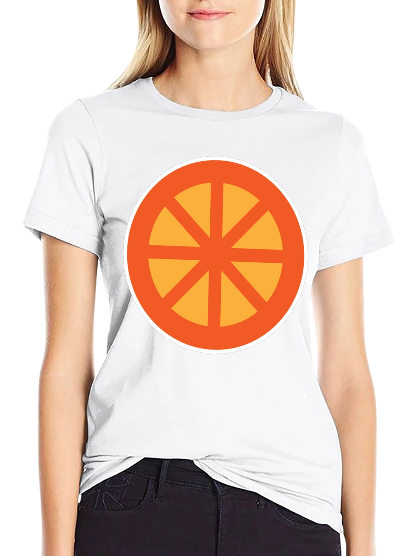 Geometric Circle Graphic Tee - Modern Casual Comfort