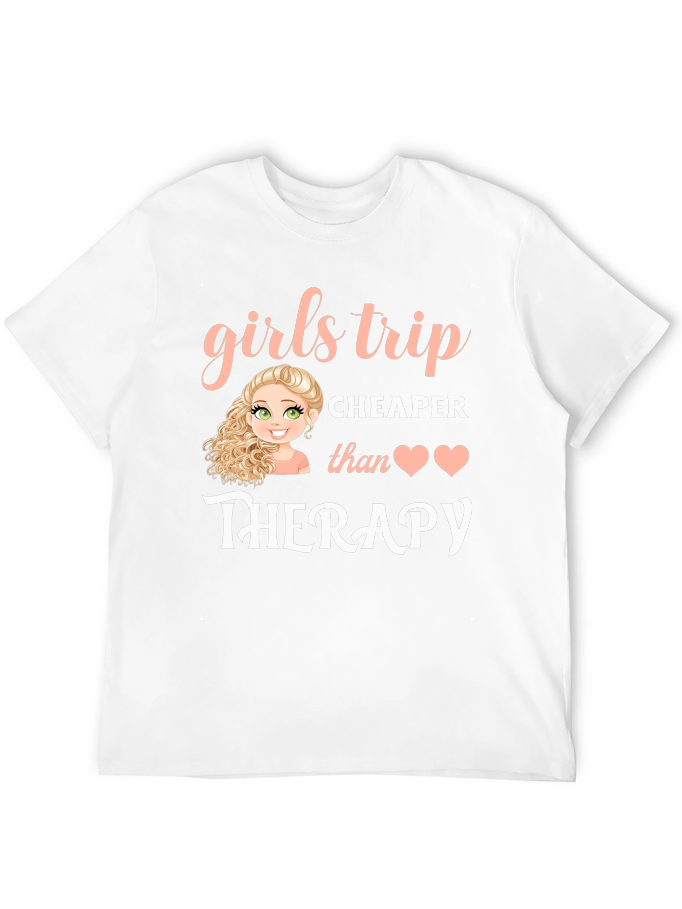 Girls Trip Therapy T-Shirt - Black Cotton Tee