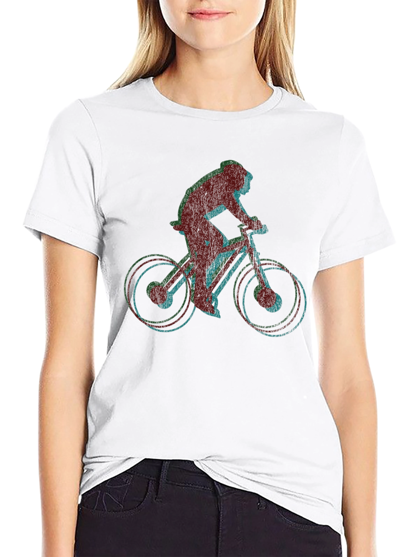 Retro Mountain Biker Graphic Tee