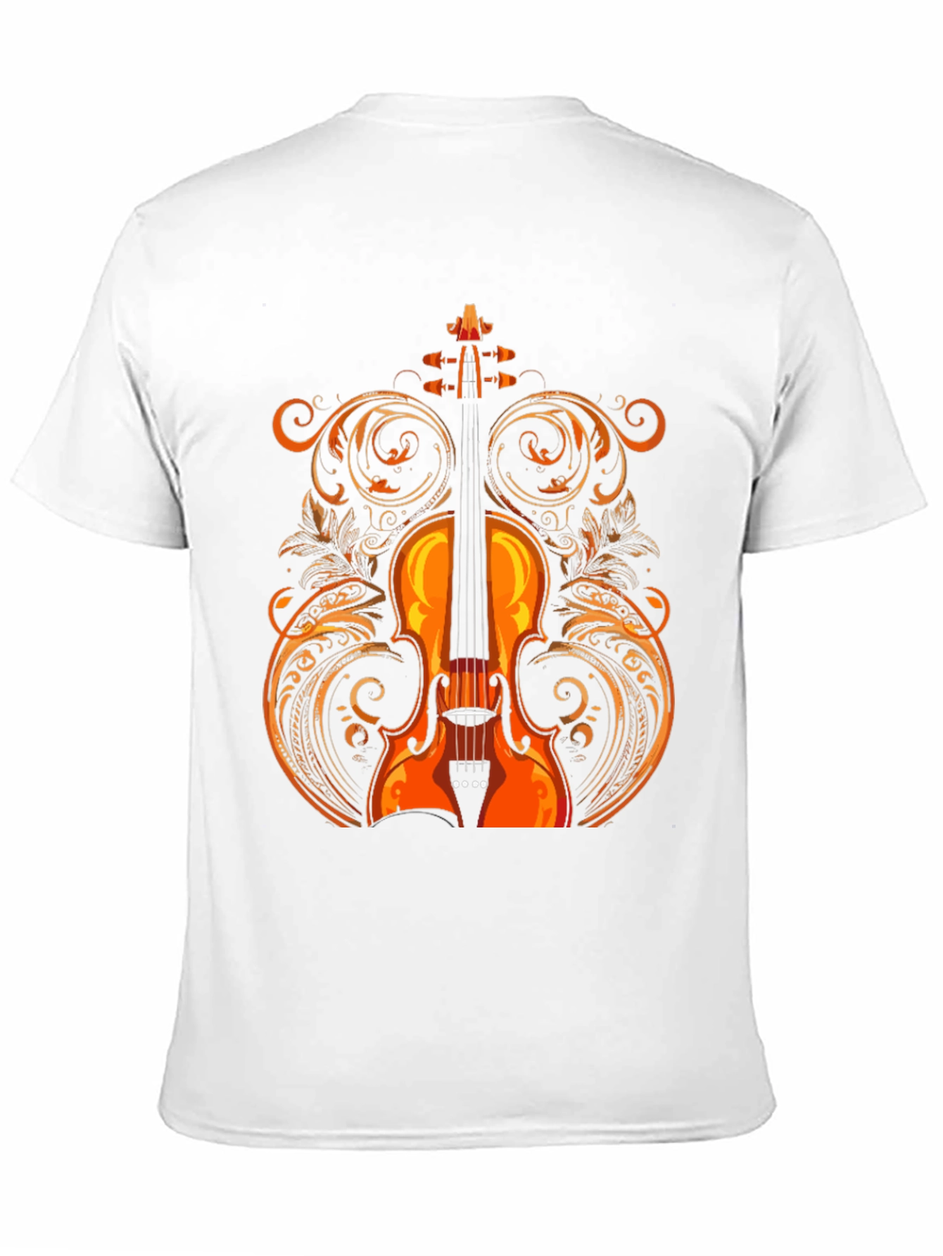 Violin Graphic Tee - Music Lovers Shirt