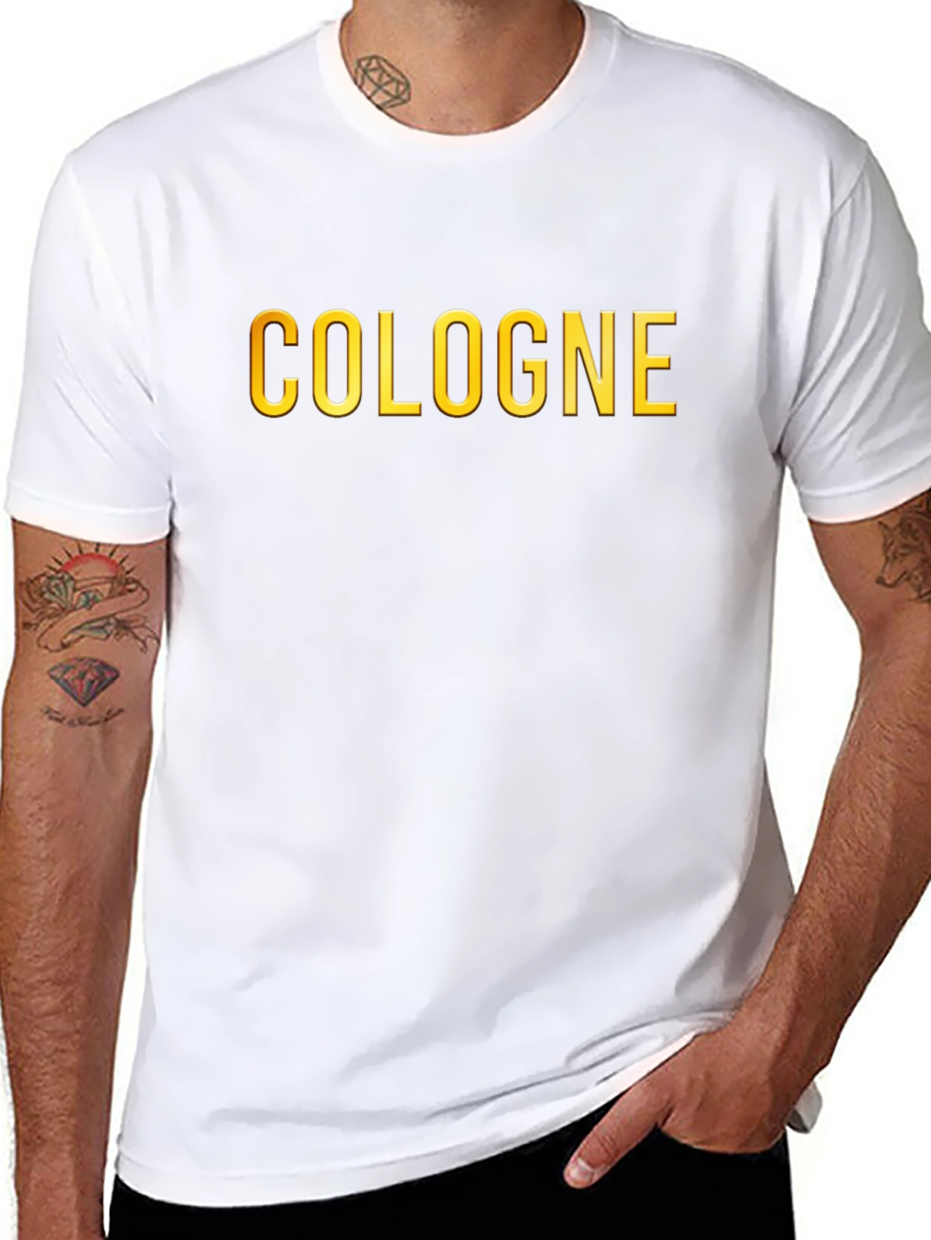 Cologne Graphic Tee - Stylish City Pride T-Shirt