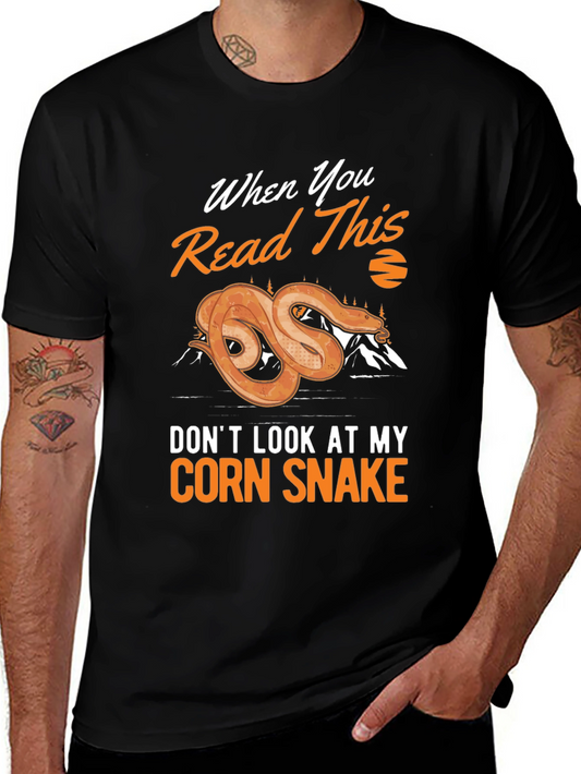 Corn Snake Novelty Graphic Tee
