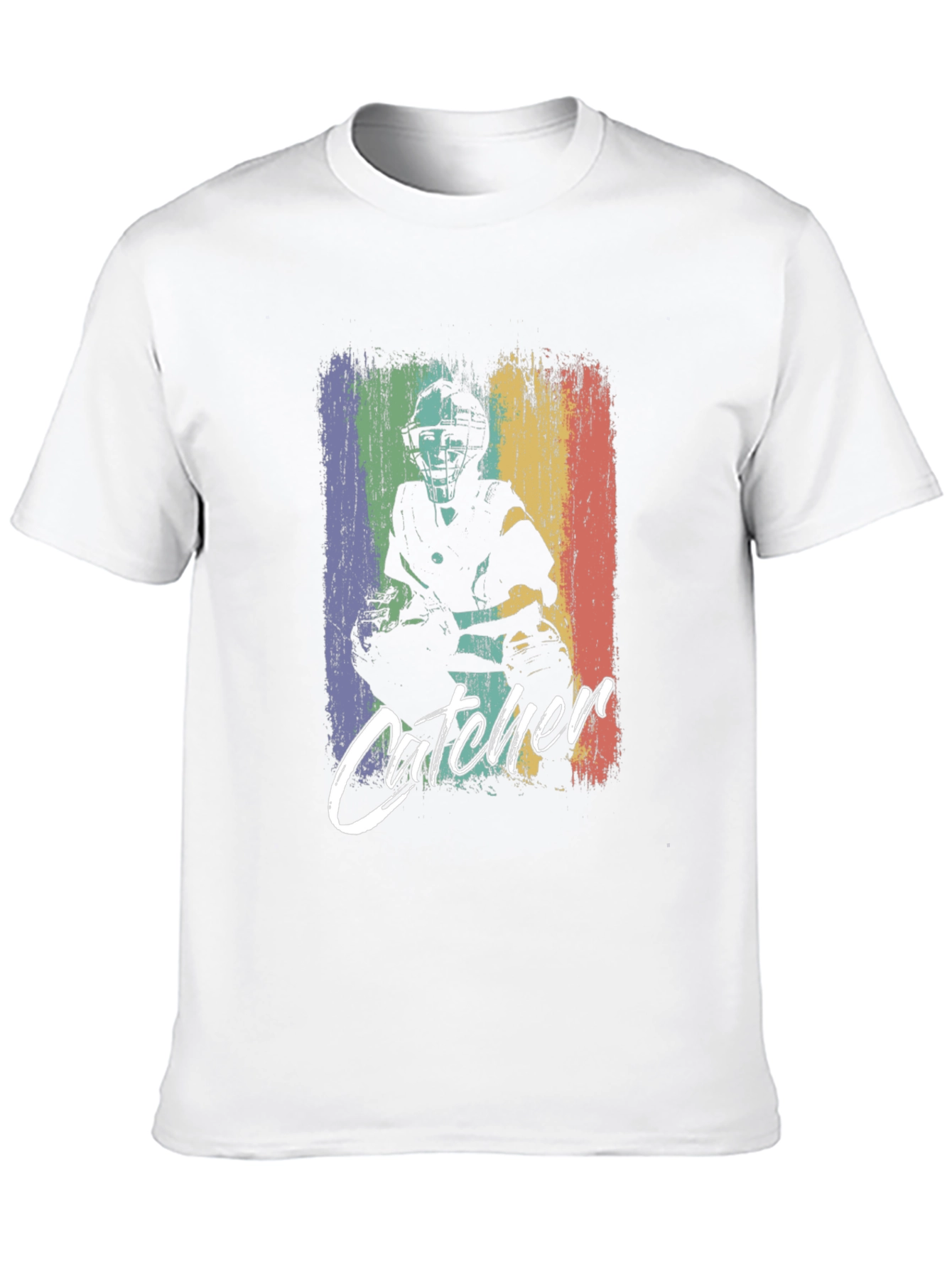 Catcher Graphic Tee - Baseball Fan Shirt