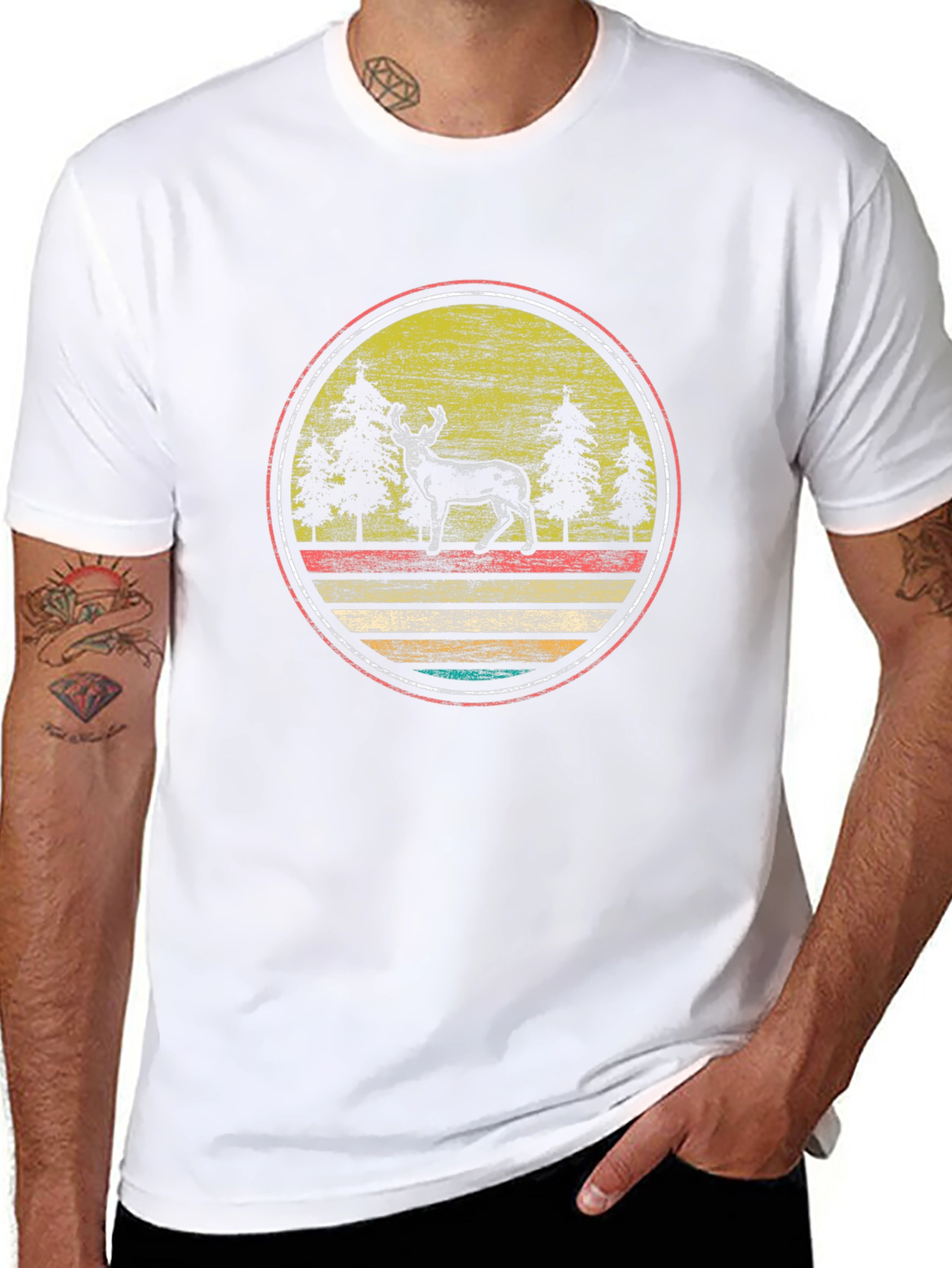 Retro Moose Graphic Tee