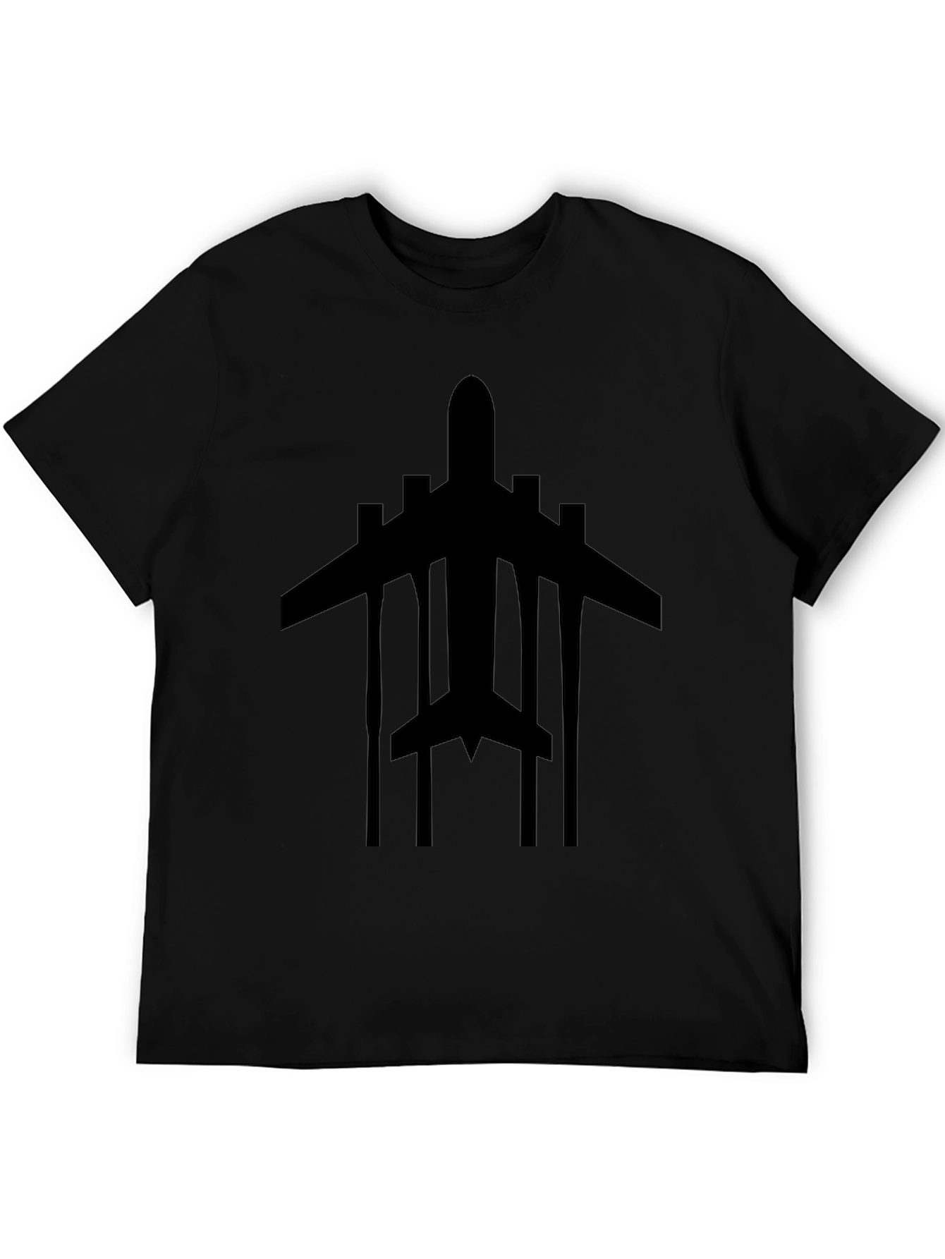 Airplane Graphic Tee - Black T-Shirt