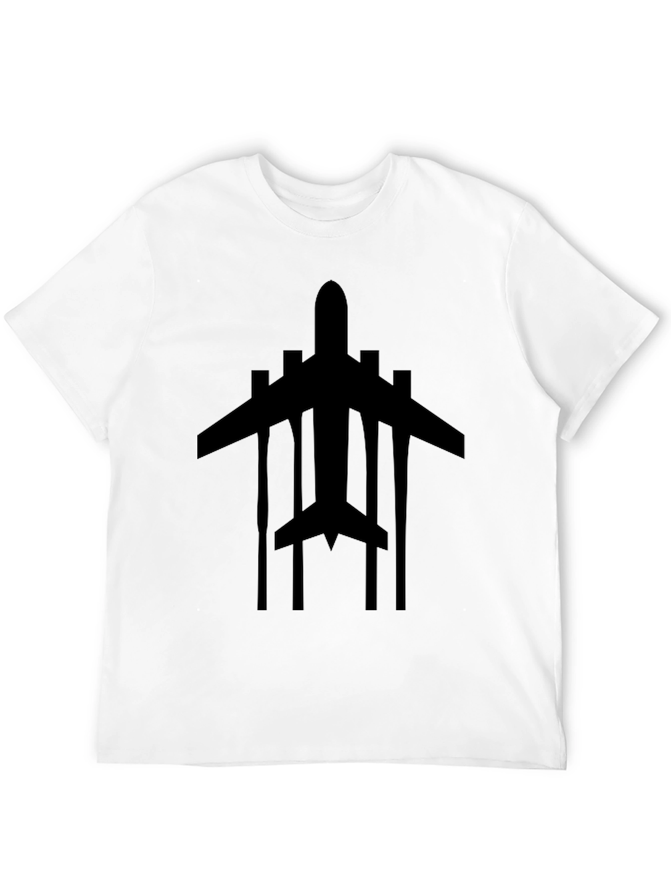 Airplane Graphic Tee - Black T-Shirt
