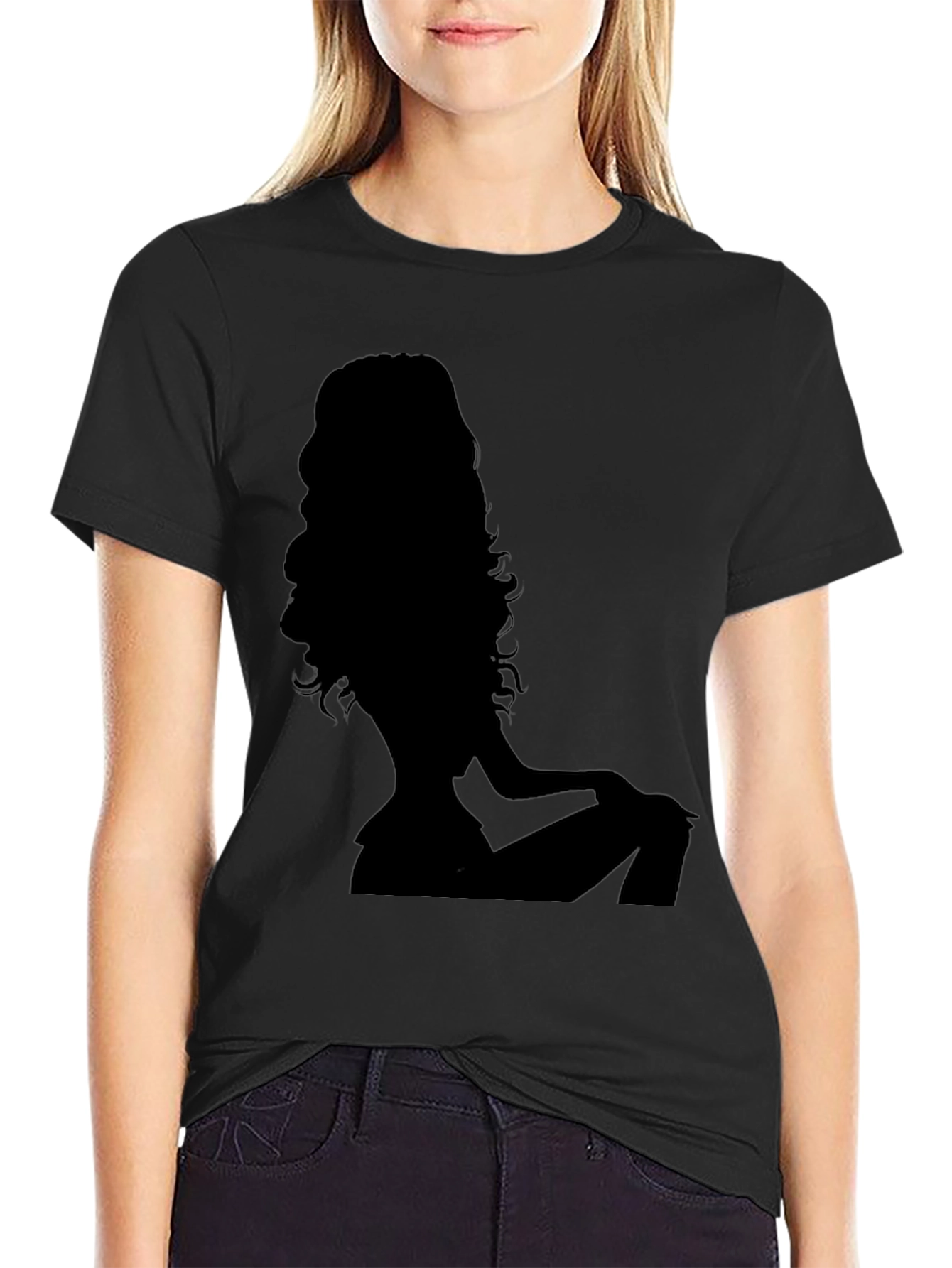 Silhouette Tee - Stylish Graphic Print T-Shirt