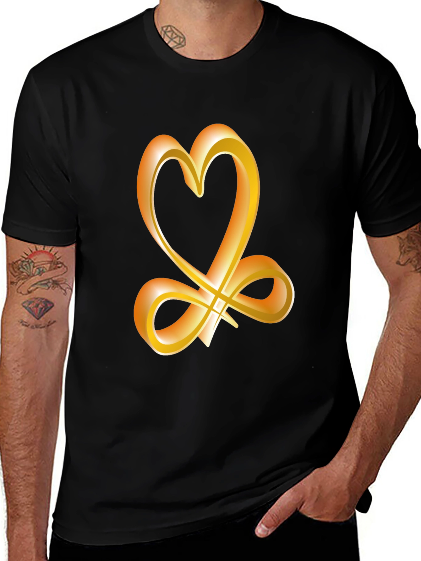 Heart Infinity Symbol Graphic Tee
