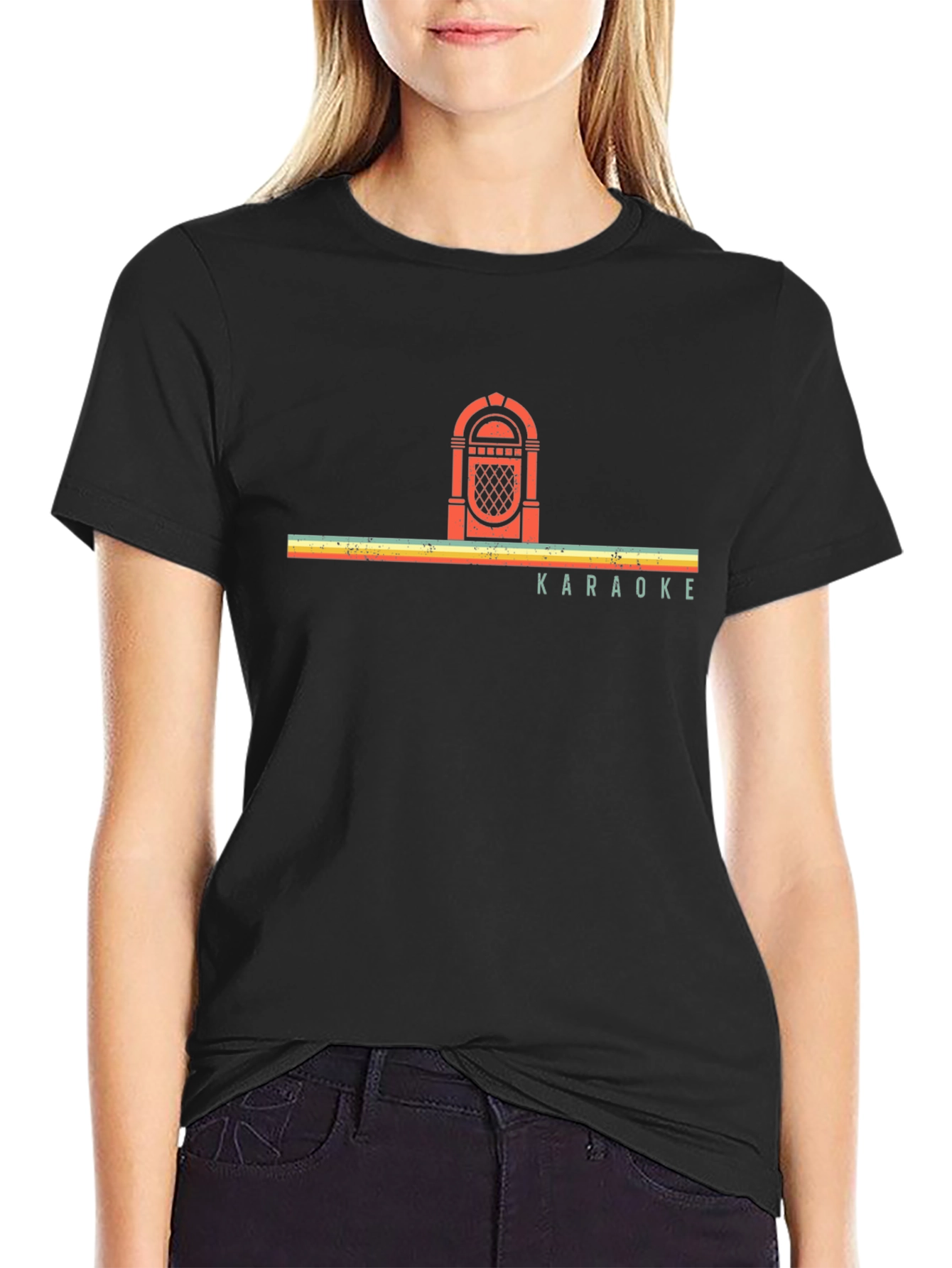 Retro Karaoke Jukebox Graphic Tee
