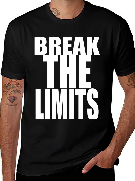 Break the Limits Bold Graphic T-Shirt