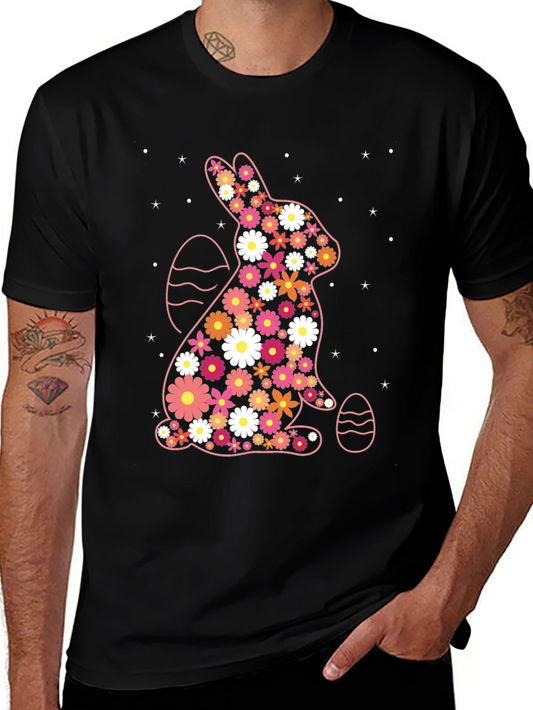 Floral Easter Bunny T-Shirt