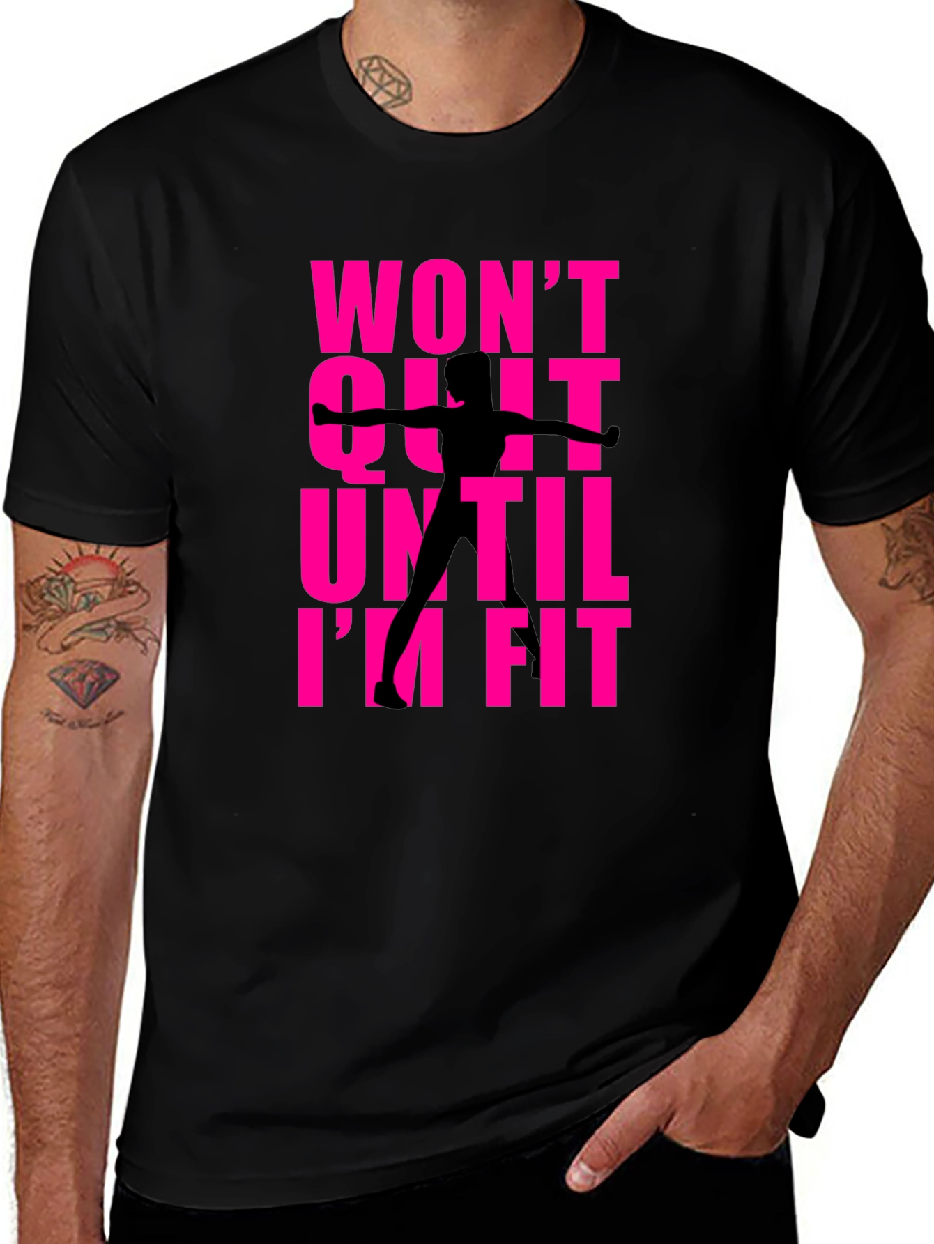 Wont Quit Fitness T-Shirt