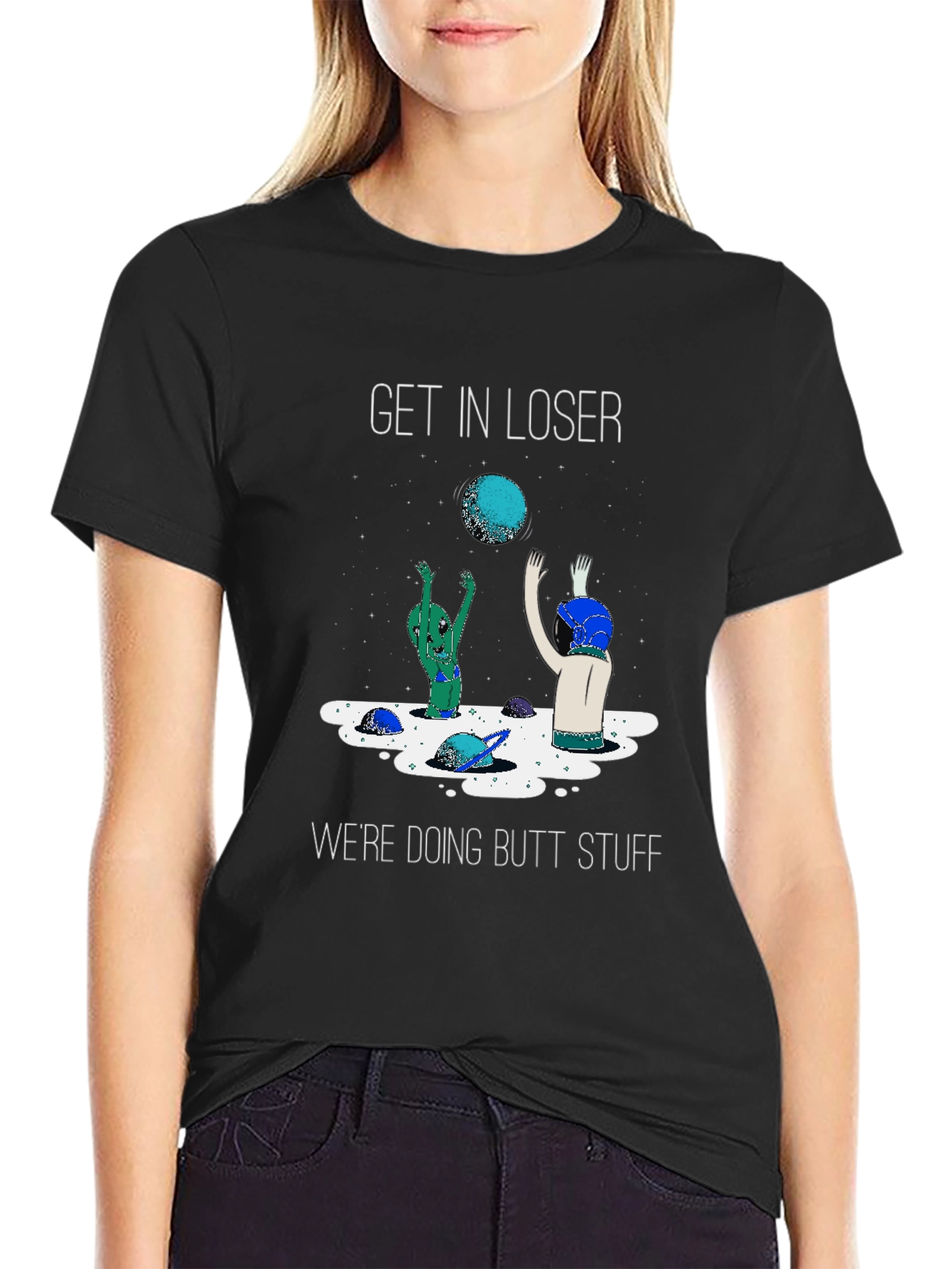 Funny Alien Butt Stuff T-Shirt