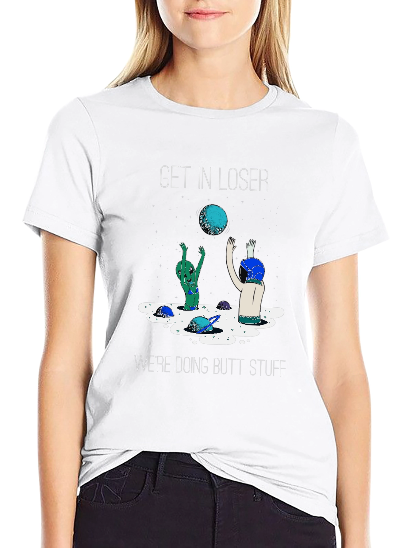Funny Alien Butt Stuff T-Shirt