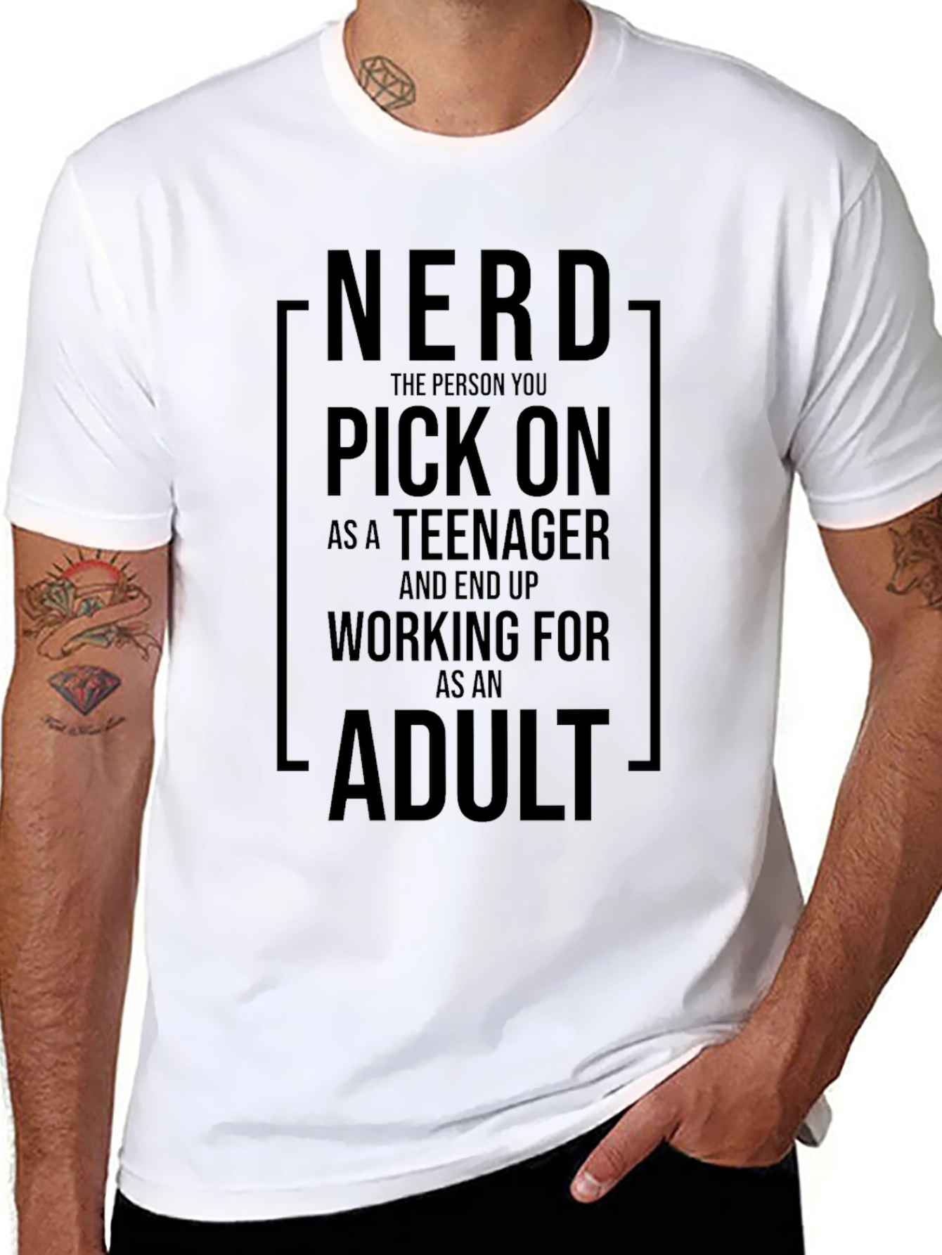 Nerd Adulting T-Shirt - Funny Sarcastic Tee