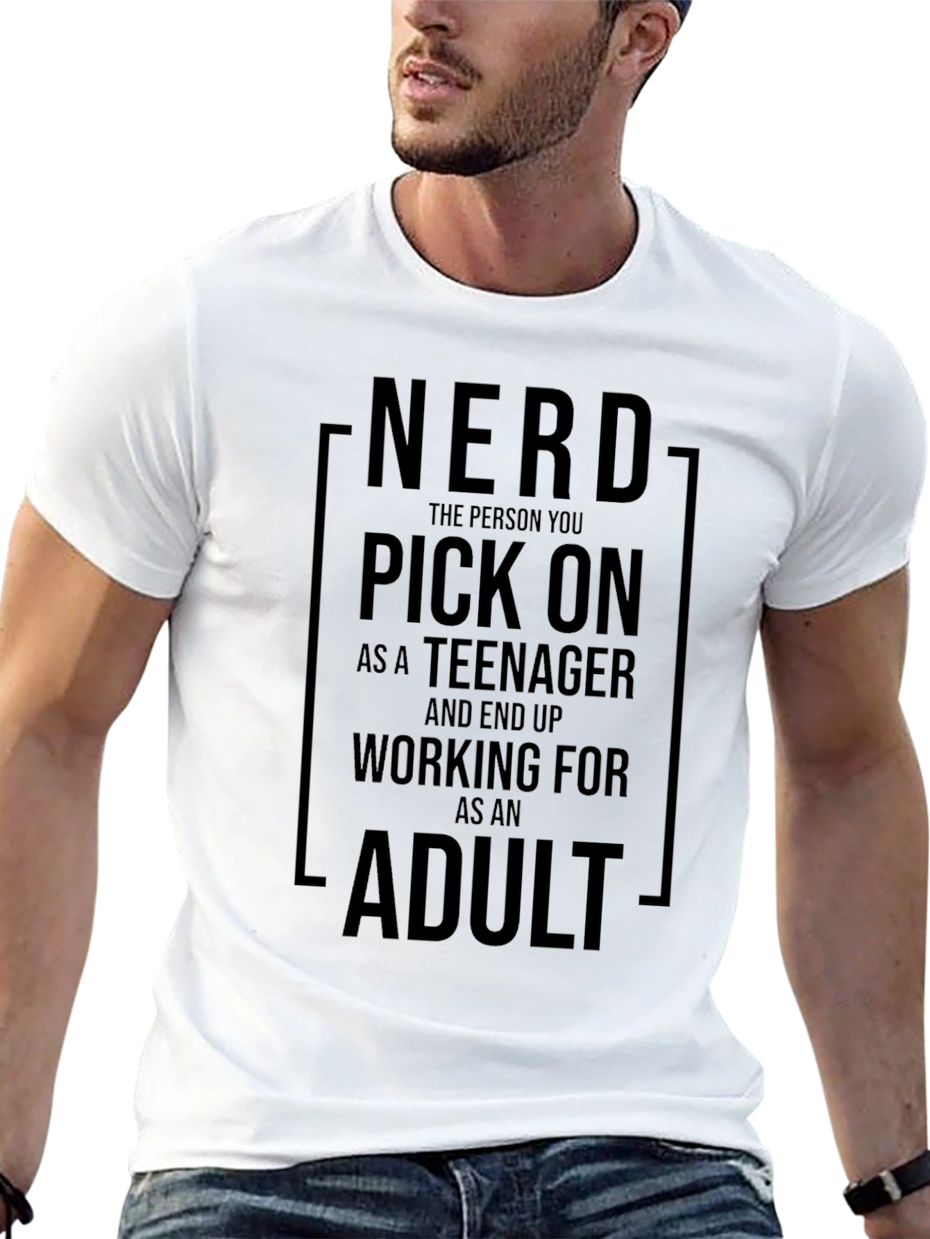 Nerd Adulting T-Shirt - Funny Sarcastic Tee