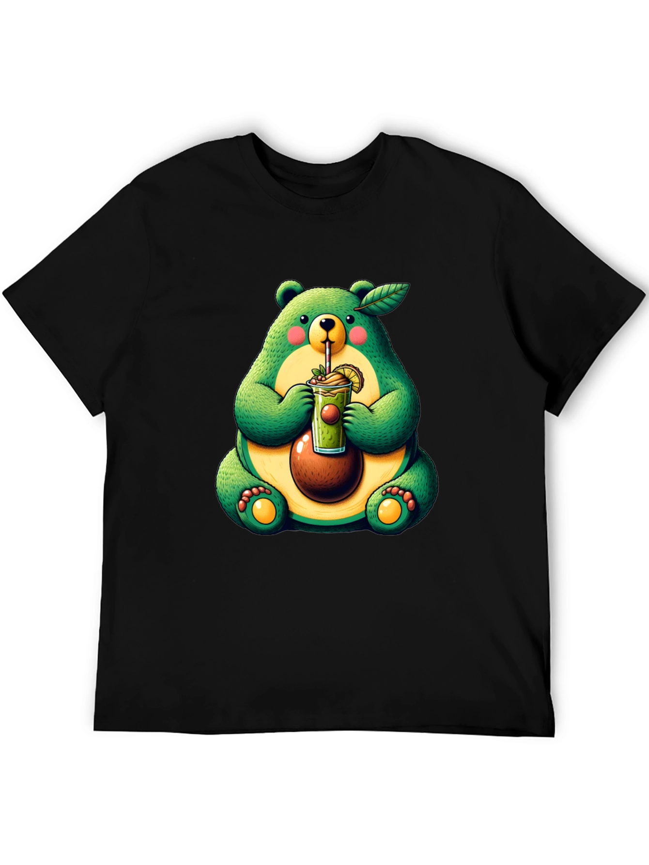 Avocado Bear Graphic Tee - Cute & Unique!
