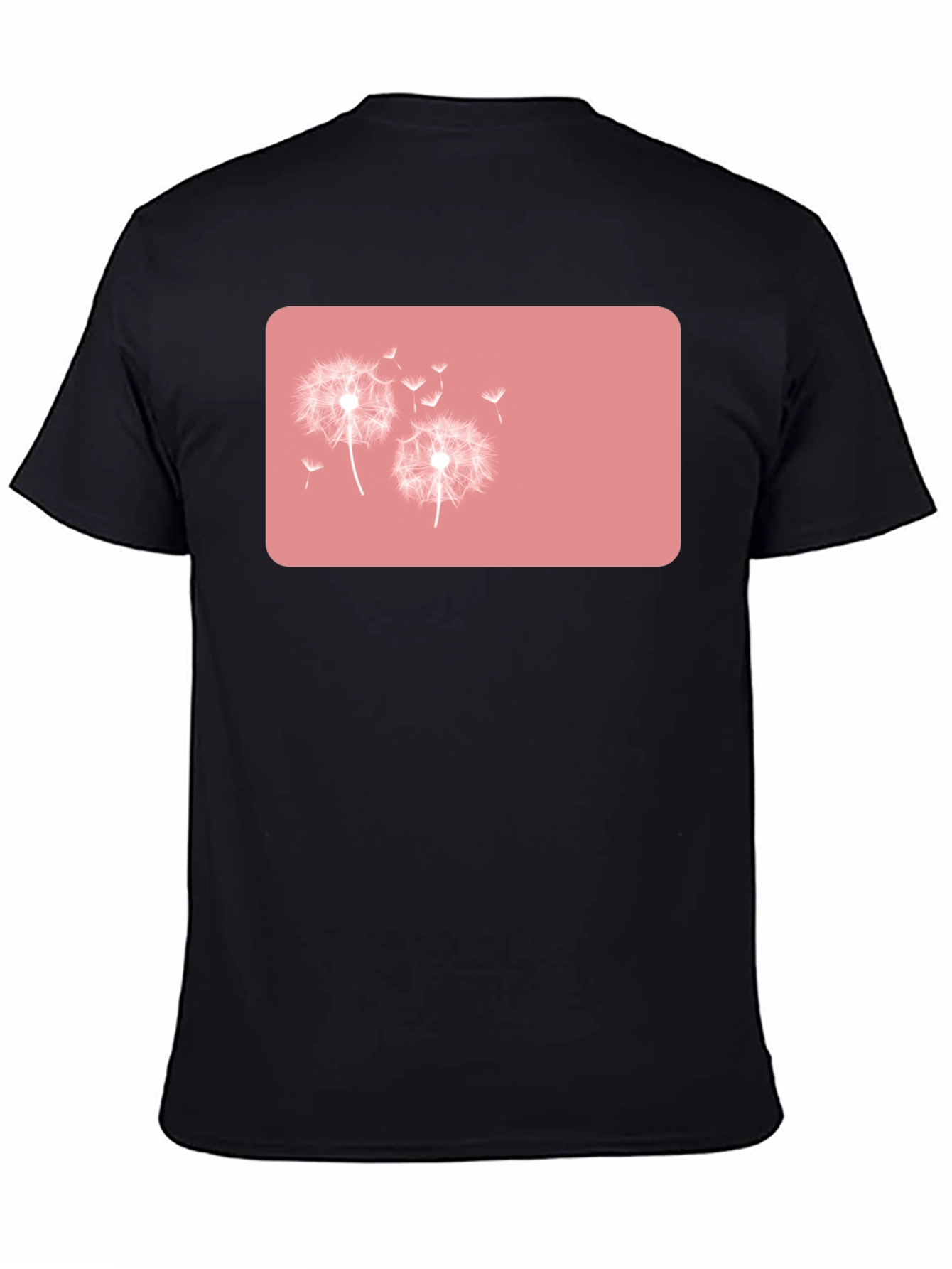 Dandelion Graphic Black T-Shirt