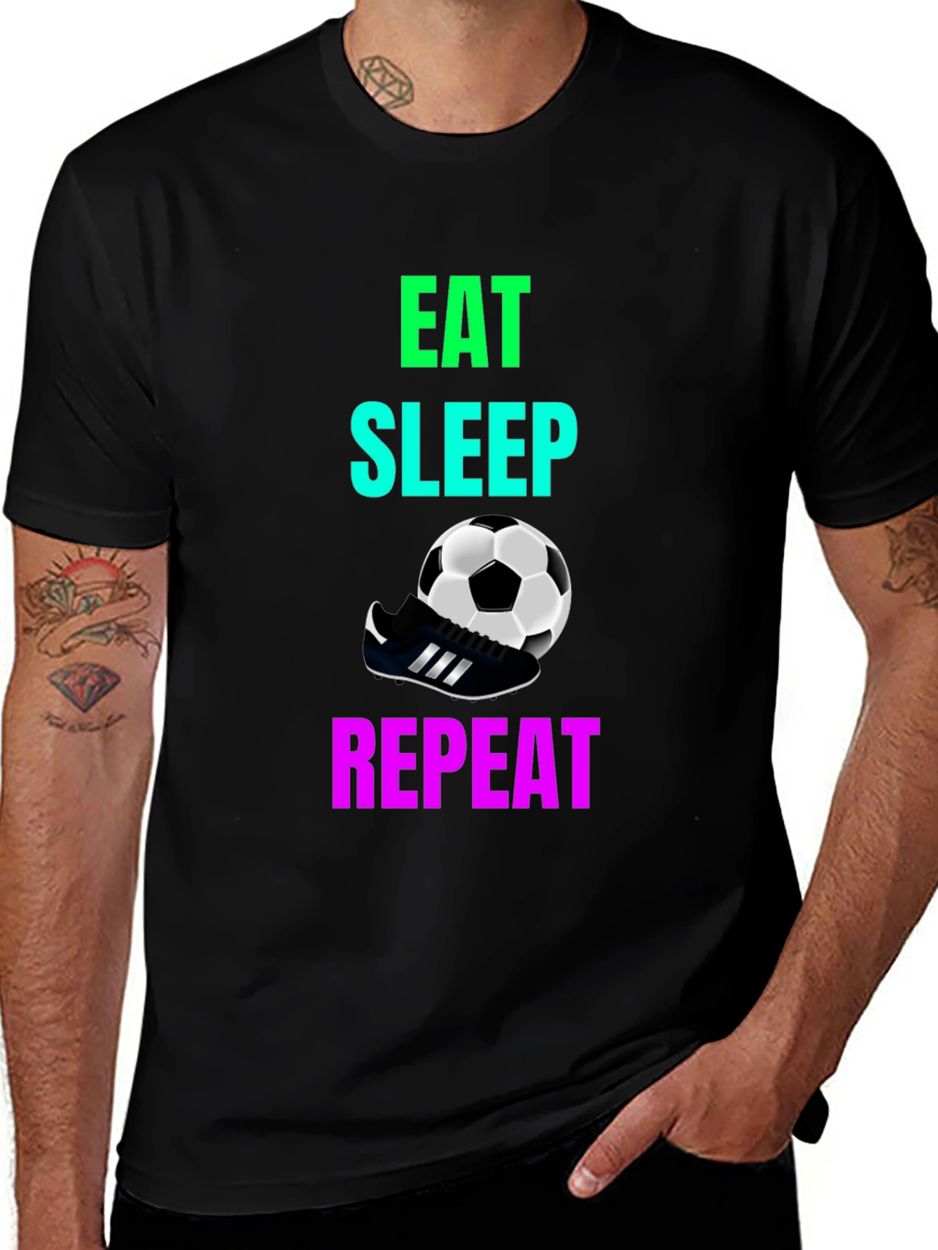 Eat Sleep Soccer Repeat T-Shirt