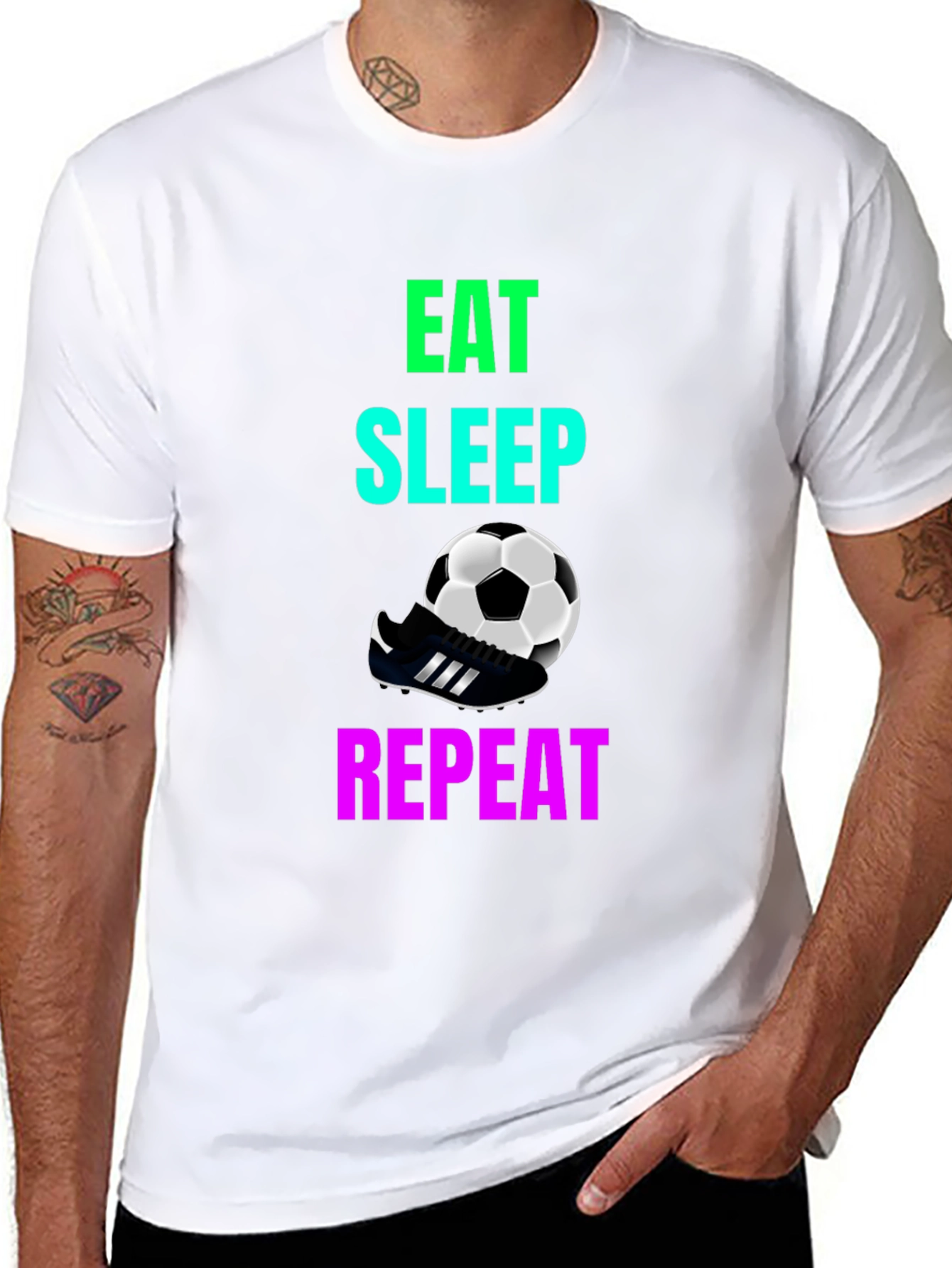 Eat Sleep Soccer Repeat T-Shirt