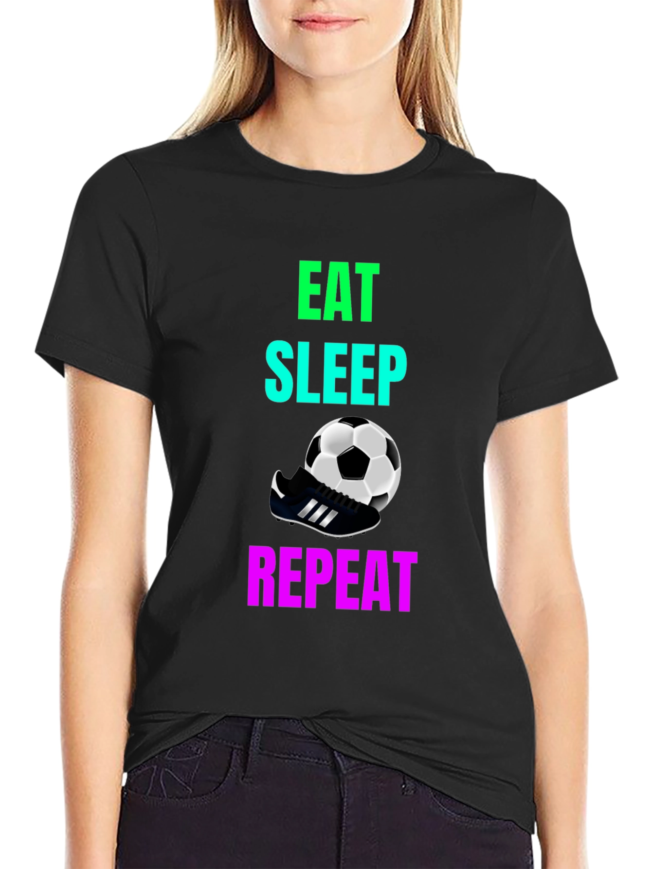 Eat Sleep Soccer Repeat T-Shirt