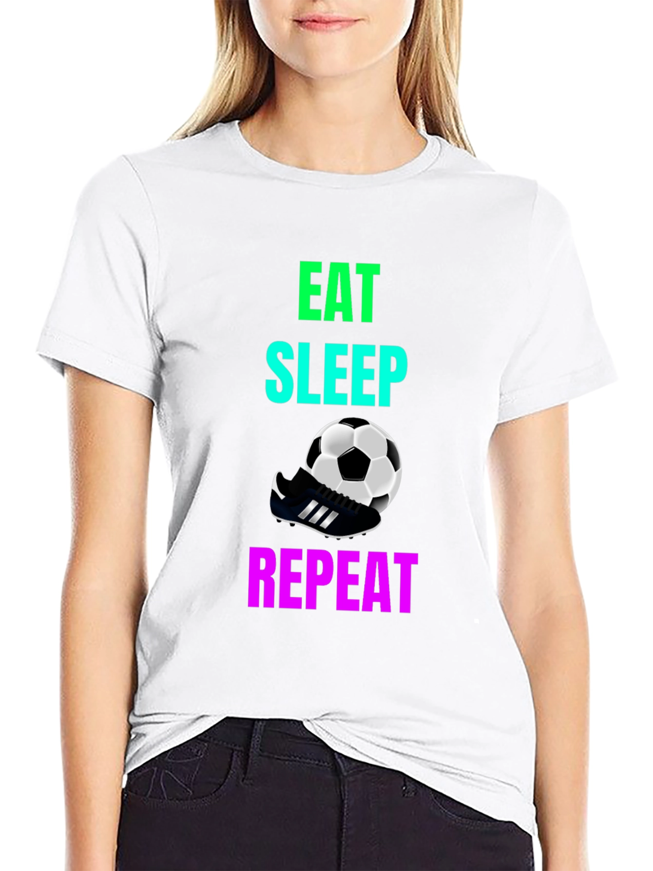 Eat Sleep Soccer Repeat T-Shirt