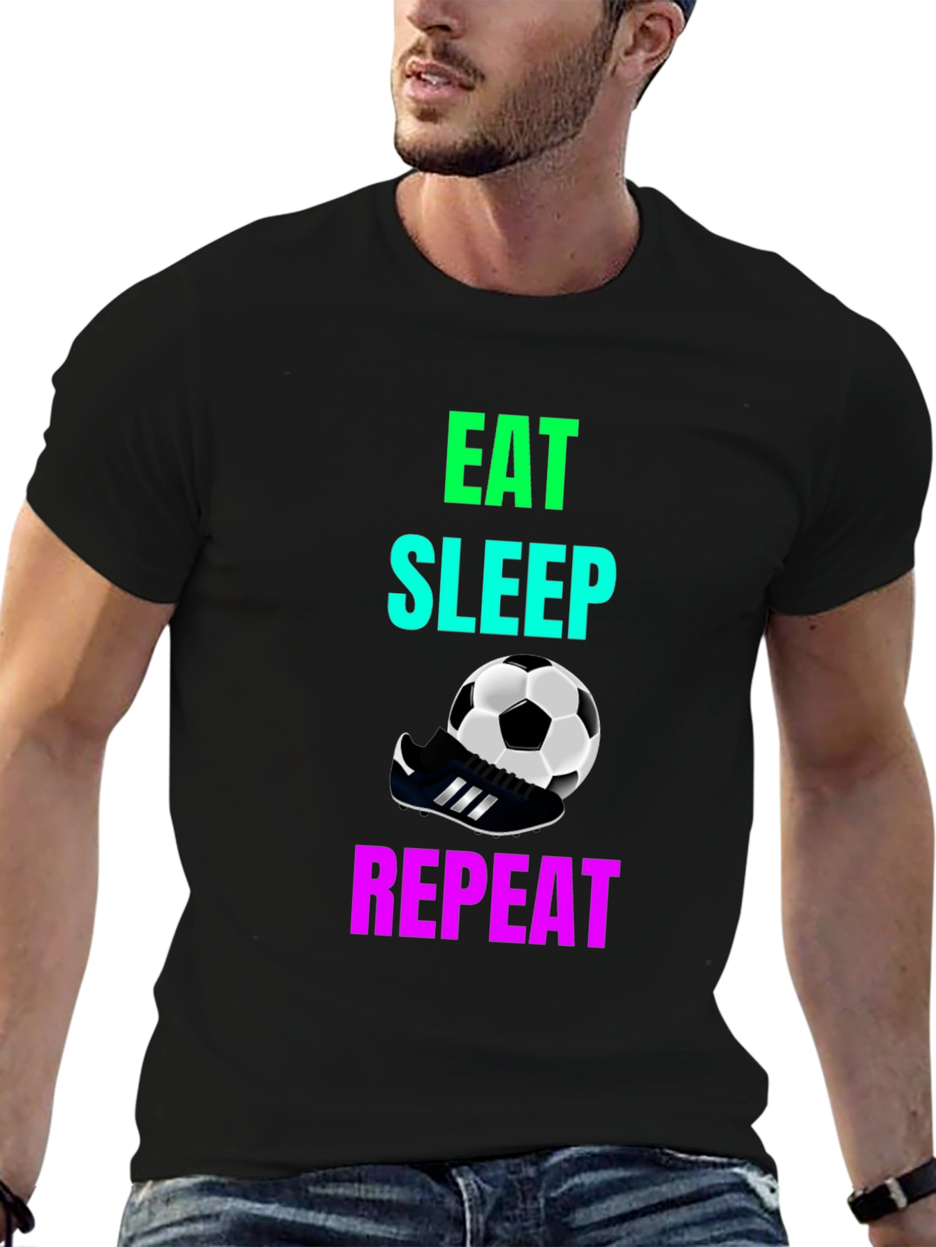 Eat Sleep Soccer Repeat T-Shirt