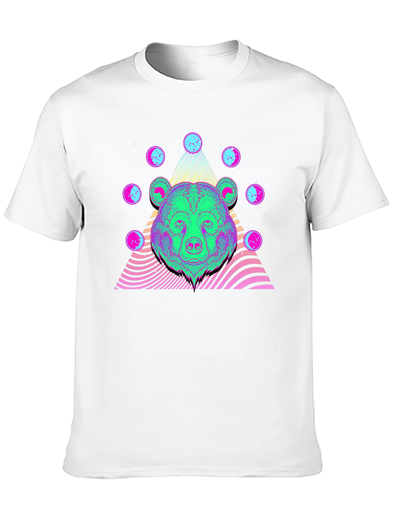 Psychedelic Bear Graphic T-Shirt