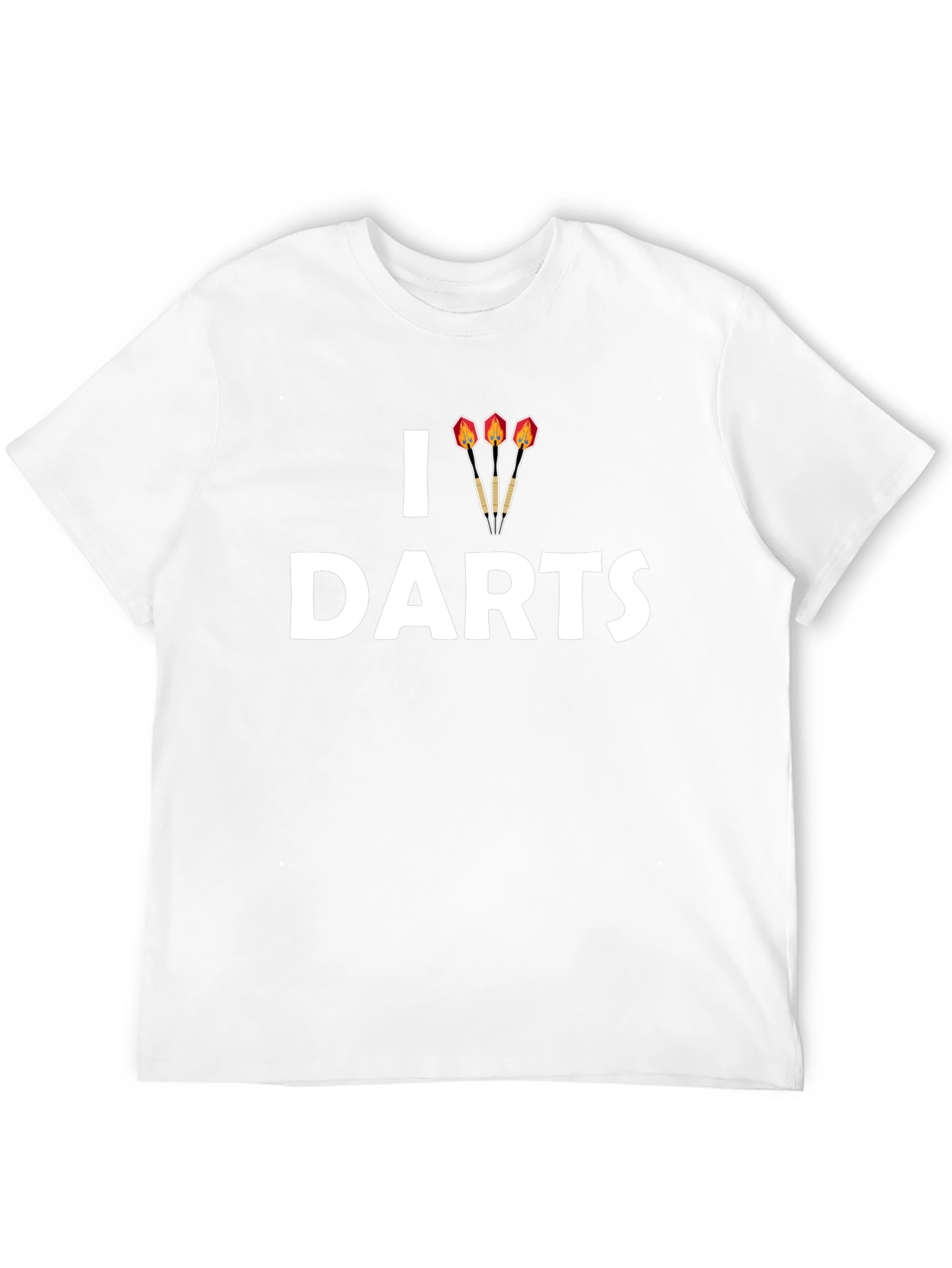 I Dart Darts T-Shirt - Casual Black Tee